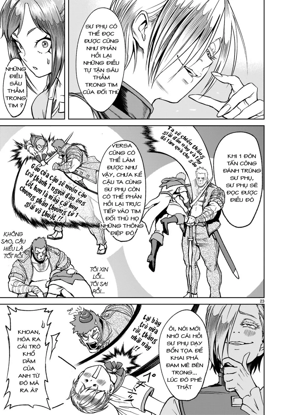 HentaiVN.net - Ảnh 23 - Đấu trường Hoa hồng [Rosengarten Saga; Rozengaten Saga; Rosen Garten Saga] - Chap 23: Cận chiến～Muskel～