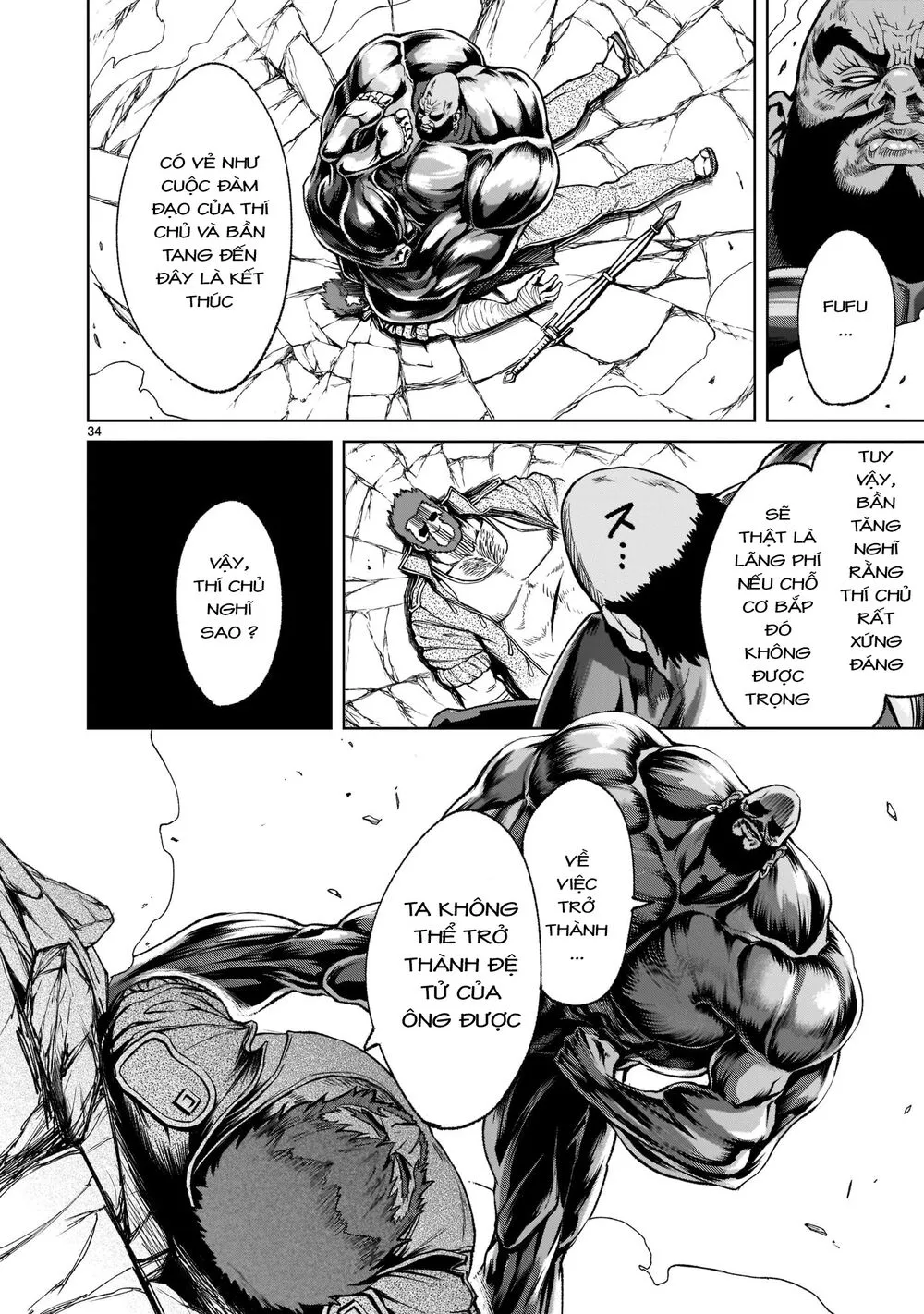 HentaiVN.net - Ảnh 33 - Đấu trường Hoa hồng [Rosengarten Saga; Rozengaten Saga; Rosen Garten Saga] - Chap 23: Cận chiến～Muskel～