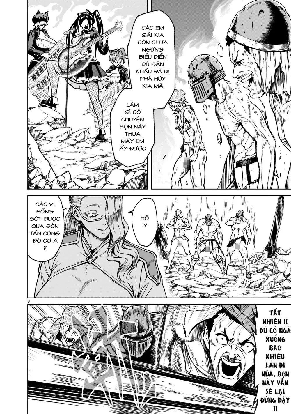 HentaiVN.net - Ảnh 8 - Đấu trường Hoa hồng [Rosengarten Saga; Rozengaten Saga; Rosen Garten Saga] - Chap 23: Cận chiến～Muskel～