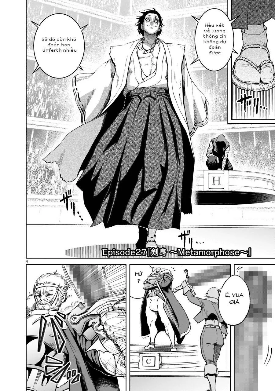 HentaiVN.net - Ảnh 6 - Đấu trường Hoa hồng [Rosengarten Saga; Rozengaten Saga; Rosen Garten Saga] - Chap 27: Thân mình làm kiếm ～Metamorphose～