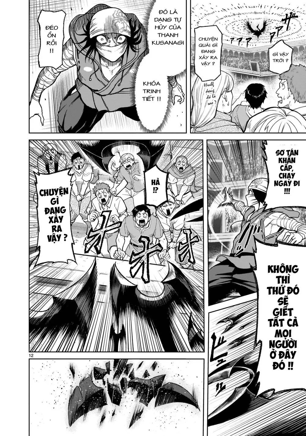 HentaiVN.net - Ảnh 12 - Đấu trường Hoa hồng [Rosengarten Saga; Rozengaten Saga; Rosen Garten Saga] - Chap 28: Đối diện ～Unterhose～