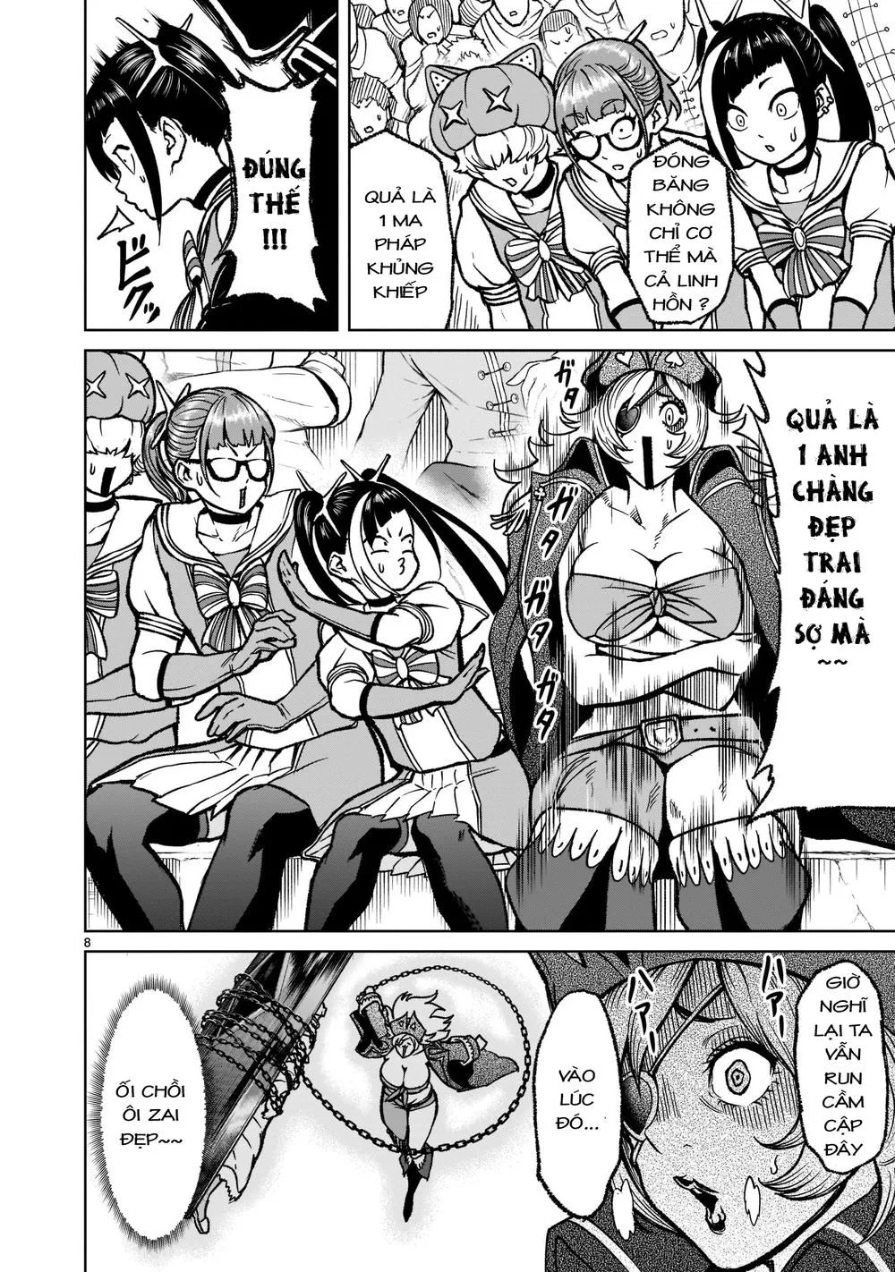 HentaiVN.net - Ảnh 8 - Đấu trường Hoa hồng [Rosengarten Saga; Rozengaten Saga; Rosen Garten Saga] - Chap 31: Tay mơ ～Einfrieren～