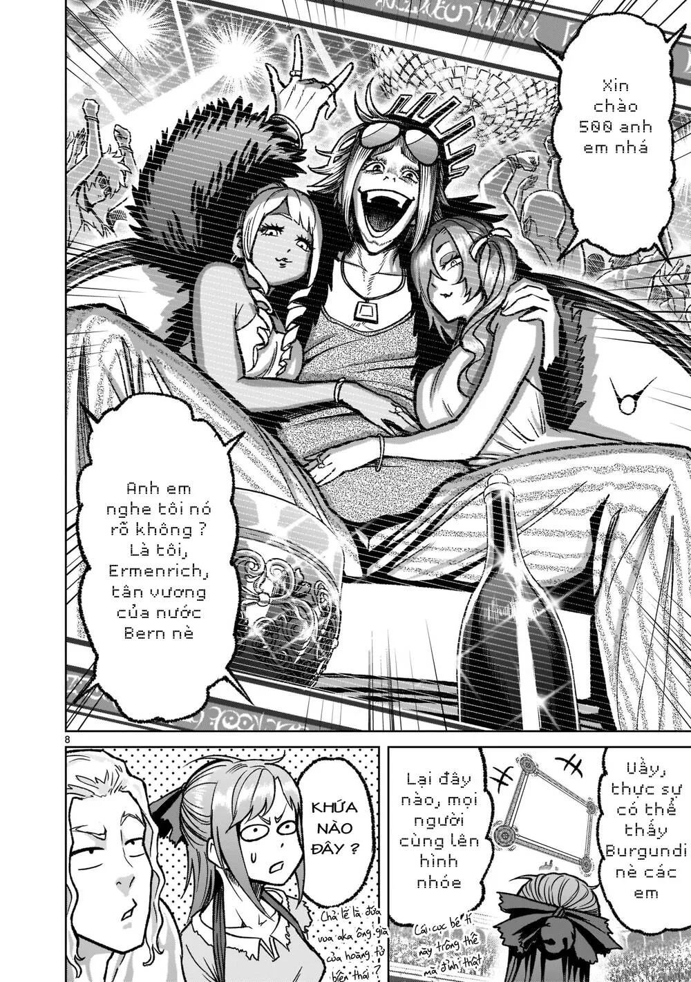 HentaiVN.net - Ảnh 8 - Đấu trường Hoa hồng [Rosengarten Saga; Rozengaten Saga; Rosen Garten Saga] - Chap 32: Tự do ～Mull～