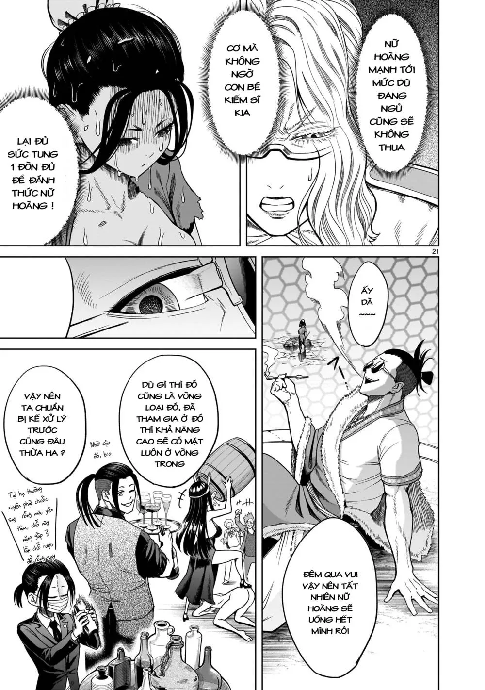 HentaiVN.net - Ảnh 19 - Đấu trường Hoa hồng [Rosengarten Saga; Rozengaten Saga; Rosen Garten Saga] - Chap 41: 7 người ～Kater～
