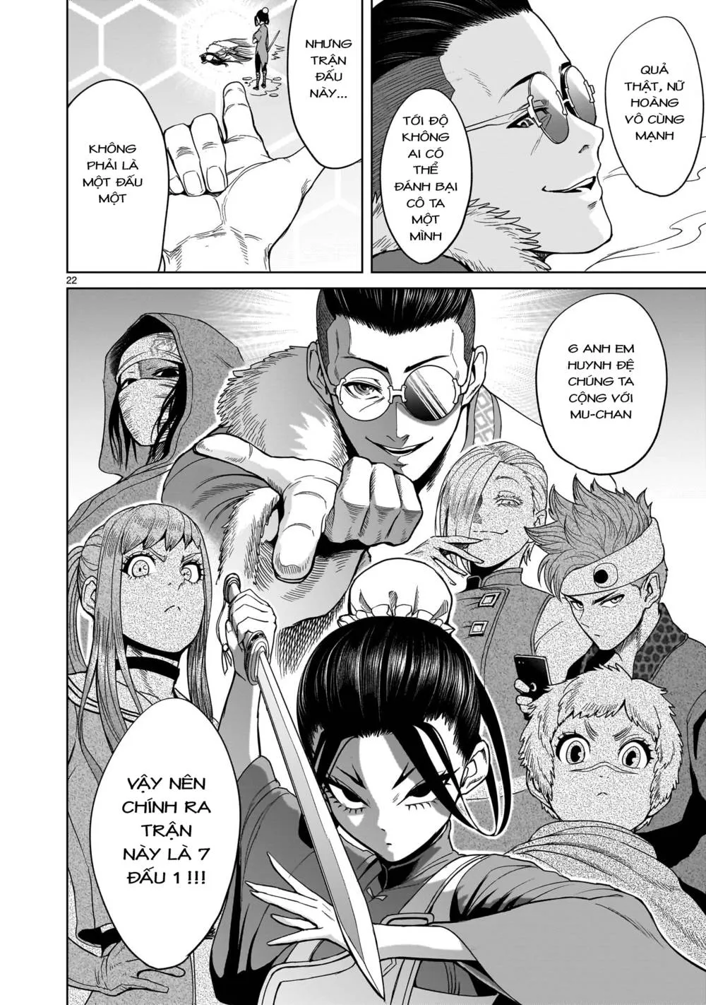 HentaiVN.net - Ảnh 20 - Đấu trường Hoa hồng [Rosengarten Saga; Rozengaten Saga; Rosen Garten Saga] - Chap 41: 7 người ～Kater～