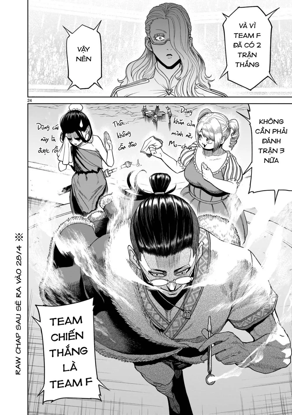 HentaiVN.net - Ảnh 22 - Đấu trường Hoa hồng [Rosengarten Saga; Rozengaten Saga; Rosen Garten Saga] - Chap 41: 7 người ～Kater～