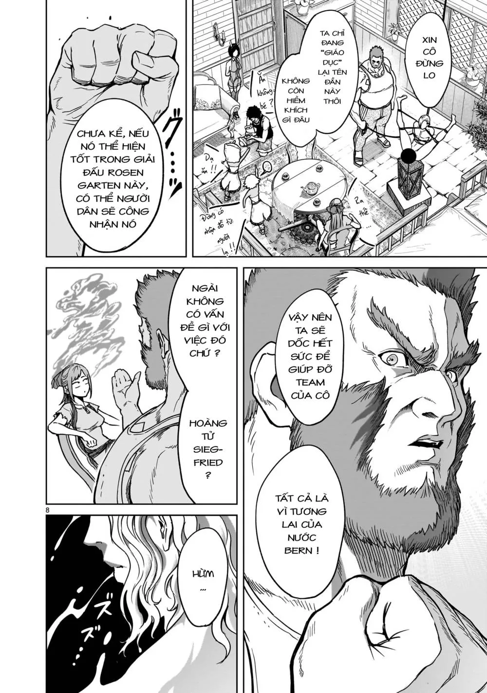 HentaiVN.net - Ảnh 7 - Đấu trường Hoa hồng [Rosengarten Saga; Rozengaten Saga; Rosen Garten Saga] - Chap 42: Thương lượng ～Anormale-Gipfel～