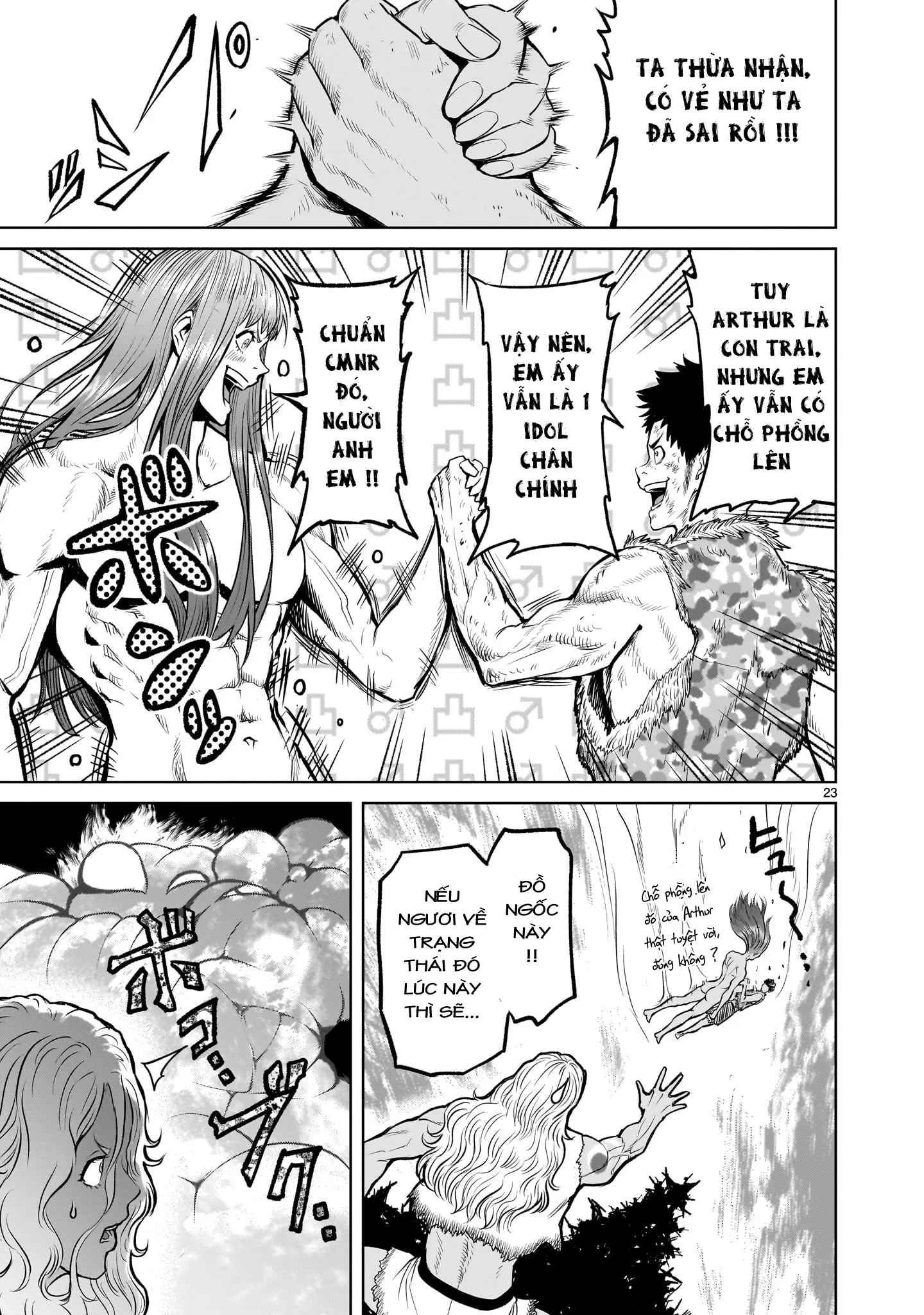 HentaiVN.net - Ảnh 21 - Đấu trường Hoa hồng [Rosengarten Saga; Rozengaten Saga; Rosen Garten Saga] - Chap 45: 「Phồng lên ～Hodensack～」