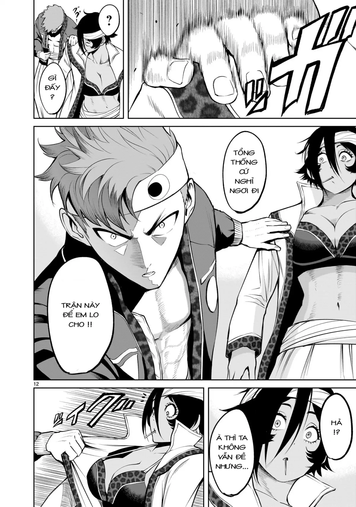 HentaiVN.net - Ảnh 10 - Đấu trường Hoa hồng [Rosengarten Saga; Rozengaten Saga; Rosen Garten Saga] - Chap 46: 「Trai trẻ ～Zustand des Haven～」