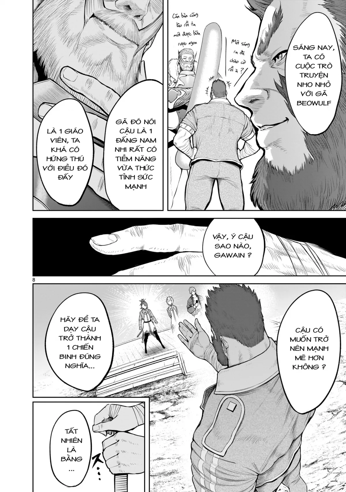 HentaiVN.net - Ảnh 6 - Đấu trường Hoa hồng [Rosengarten Saga; Rozengaten Saga; Rosen Garten Saga] - Chap 46: 「Trai trẻ ～Zustand des Haven～」