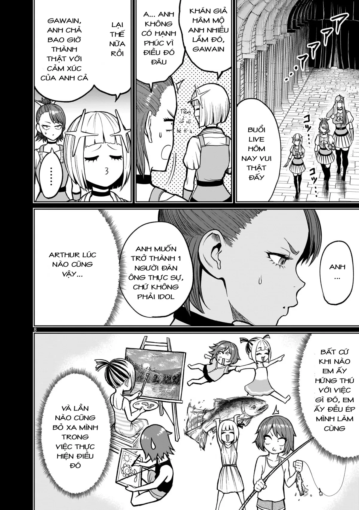 HentaiVN.net - Ảnh 6 - Đấu trường Hoa hồng [Rosengarten Saga; Rozengaten Saga; Rosen Garten Saga] - Chap 48: 「Sự phủ nhận ～Traummann～