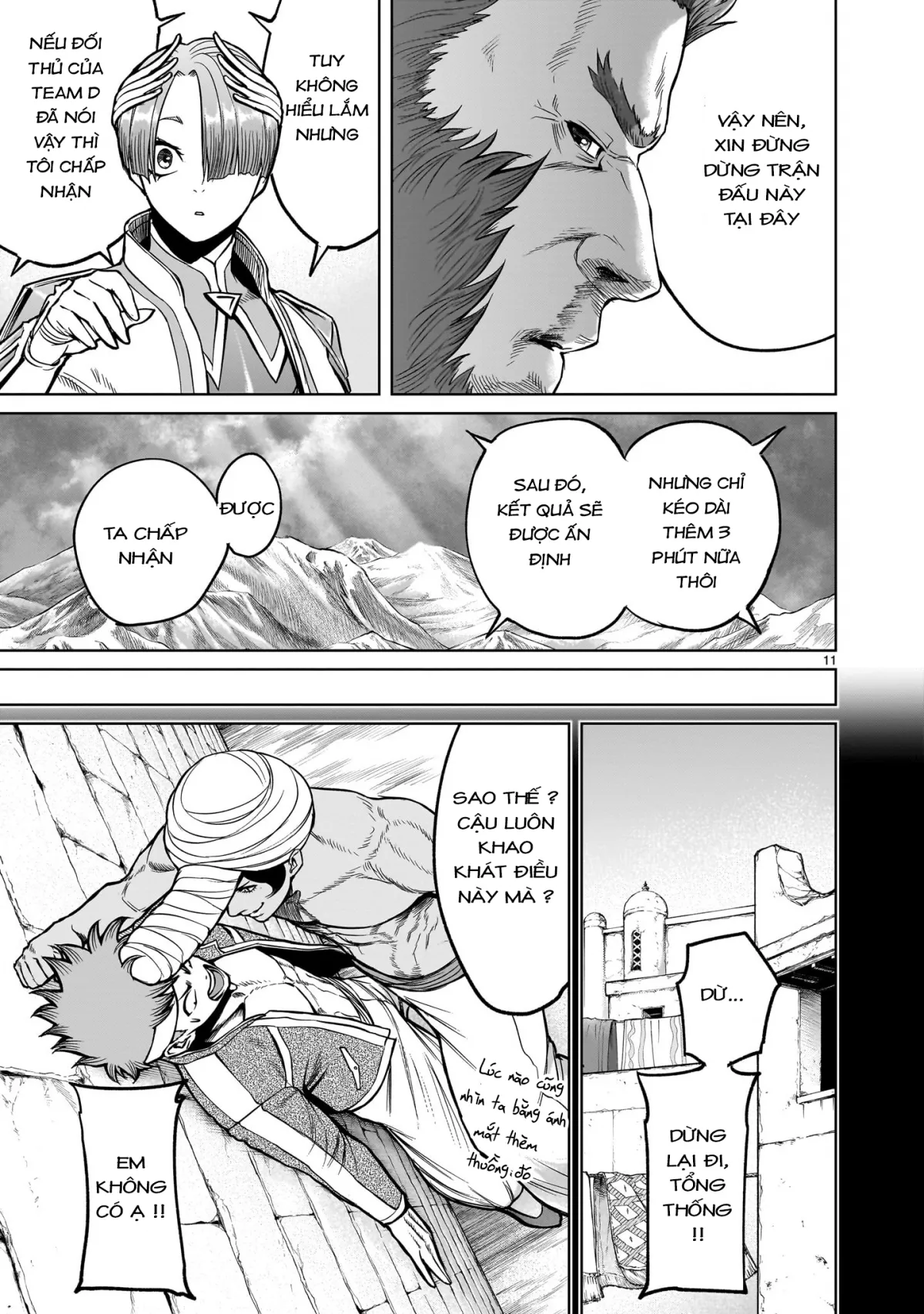 HentaiVN.net - Ảnh 9 - Đấu trường Hoa hồng [Rosengarten Saga; Rozengaten Saga; Rosen Garten Saga] - Chap 48: 「Sự phủ nhận ～Traummann～