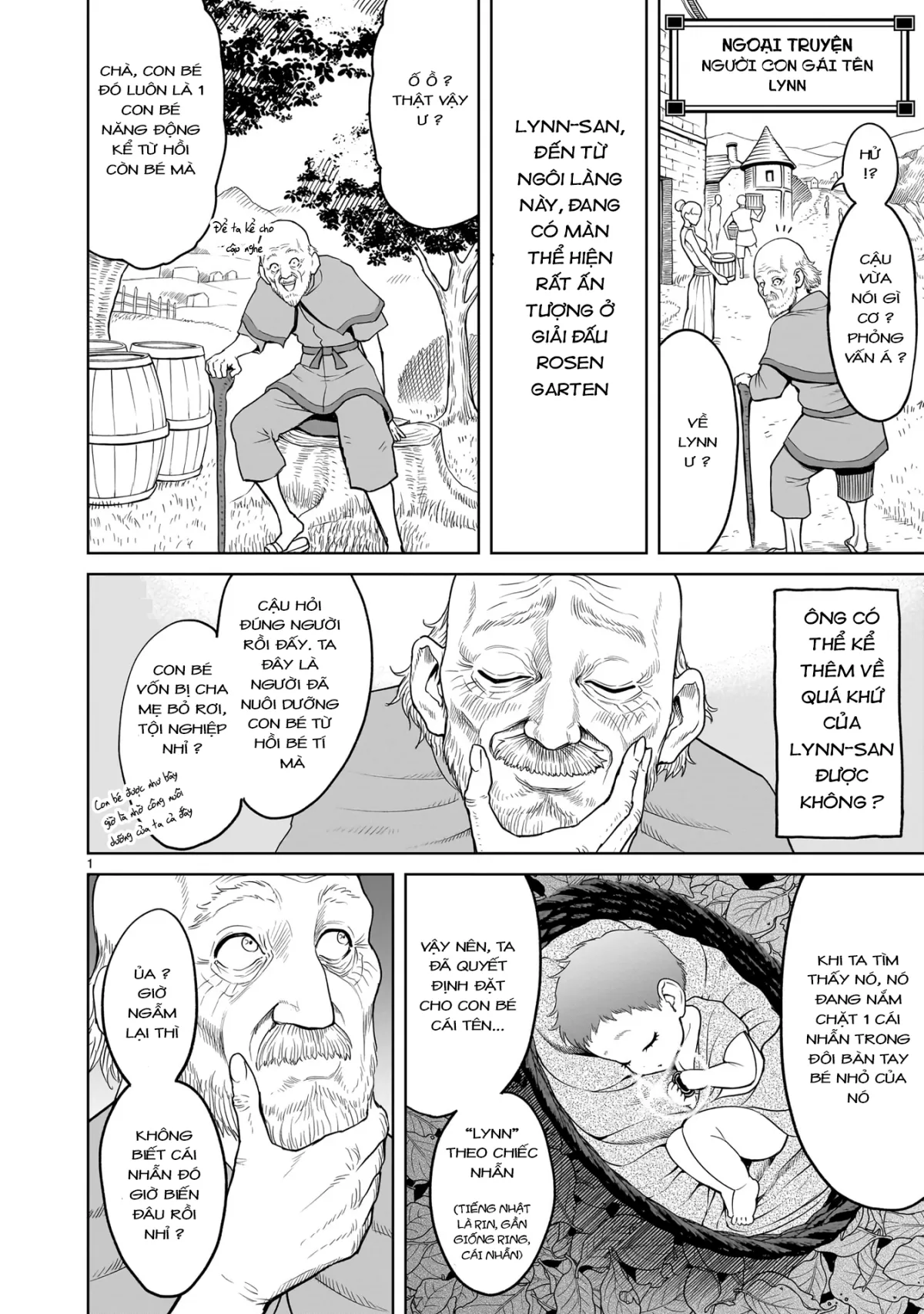 HentaiVN.net - Ảnh 6 - Đấu trường Hoa hồng [Rosengarten Saga; Rozengaten Saga; Rosen Garten Saga] - Chap 41.5: ngoại truyện vol 7: cô gái có tên Lynn