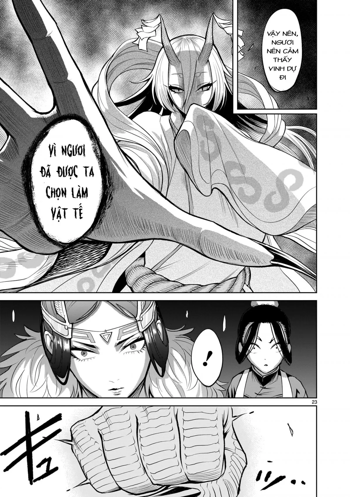 HentaiVN.net - Ảnh 20 - Đấu trường Hoa hồng [Rosengarten Saga; Rozengaten Saga; Rosen Garten Saga] - Chap 54: 「Nơi các vị thần ở〜Austausch〜」