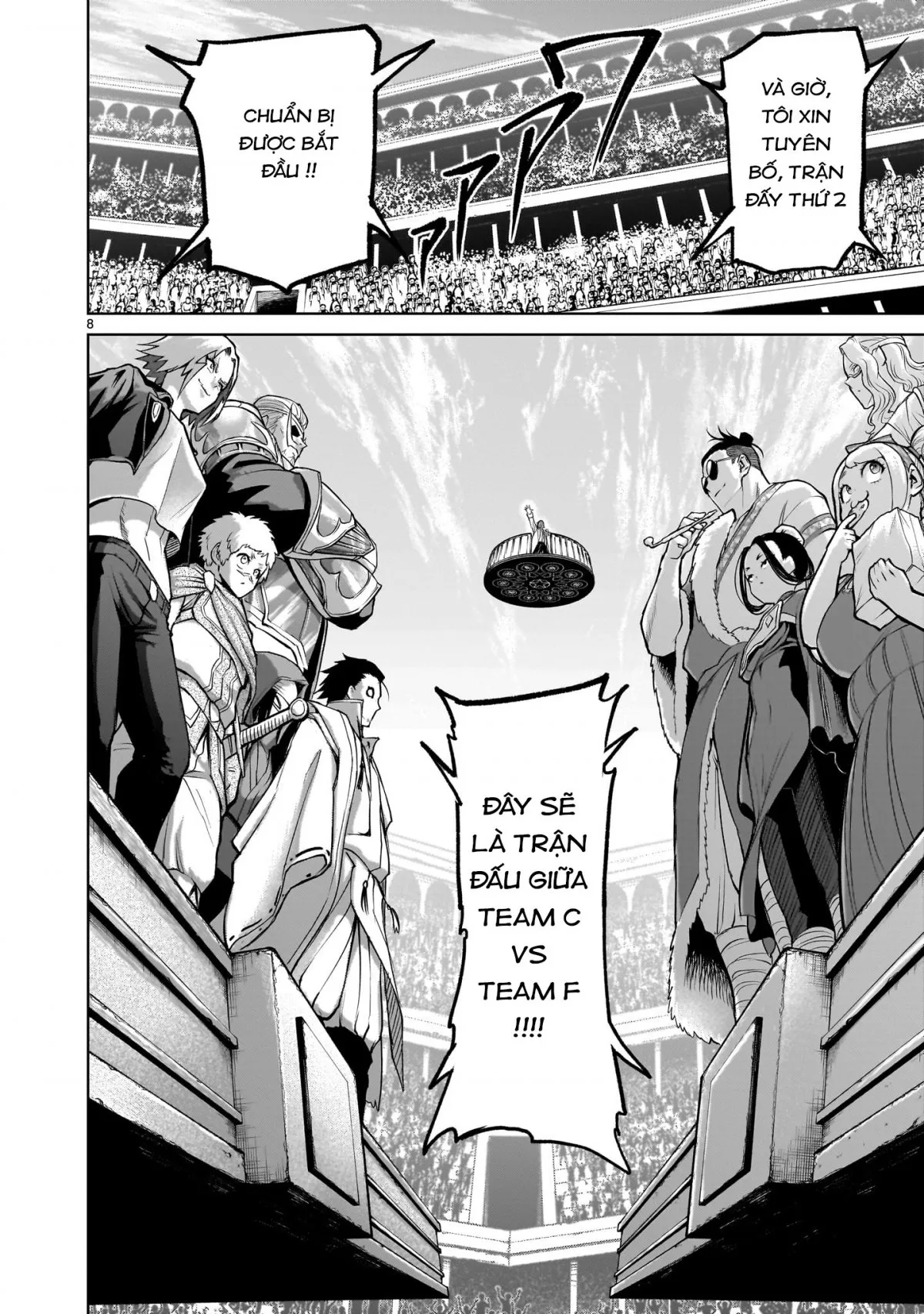 HentaiVN.net - Ảnh 6 - Đấu trường Hoa hồng [Rosengarten Saga; Rozengaten Saga; Rosen Garten Saga] - Chap 54: 「Nơi các vị thần ở〜Austausch〜」