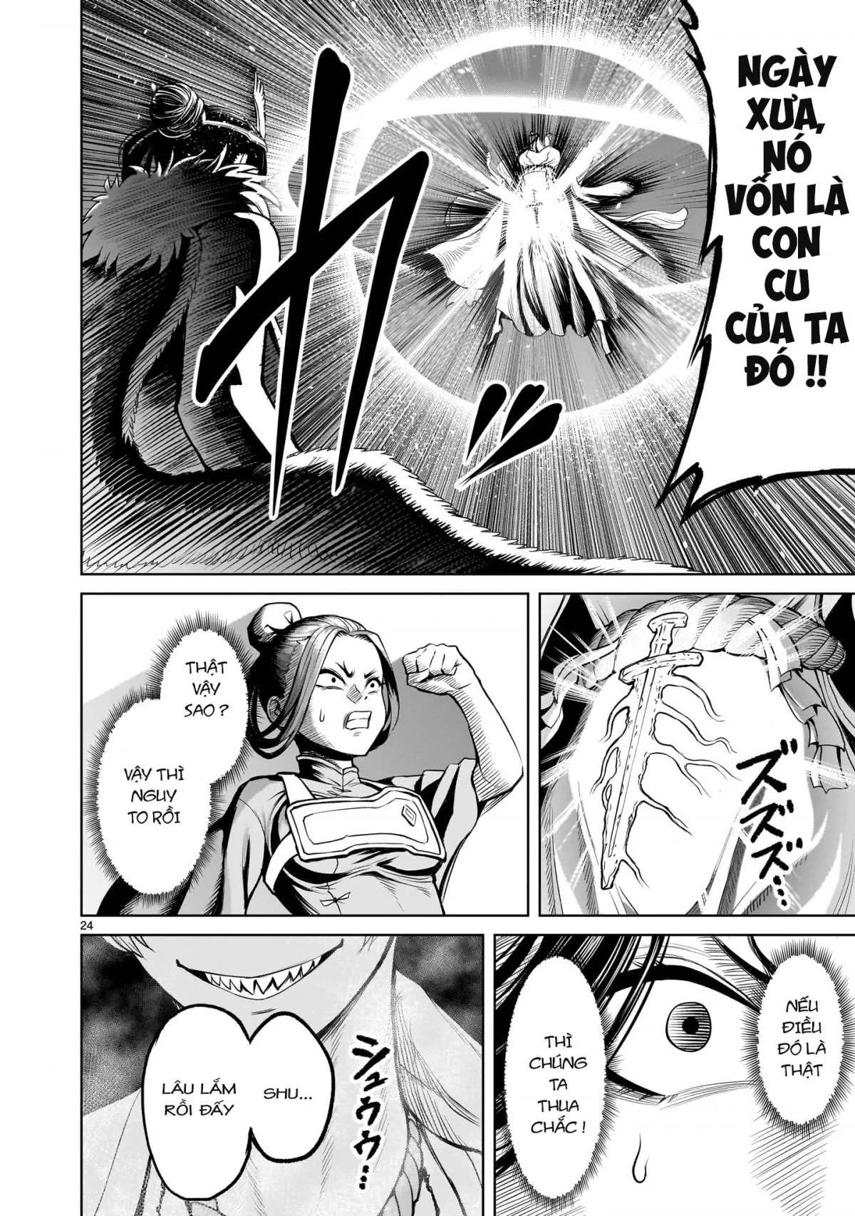 HentaiVN.net - Ảnh 21 - Đấu trường Hoa hồng [Rosengarten Saga; Rozengaten Saga; Rosen Garten Saga] - Chap 55: 「Phục kiếm 〜Heiliger Schatz～」