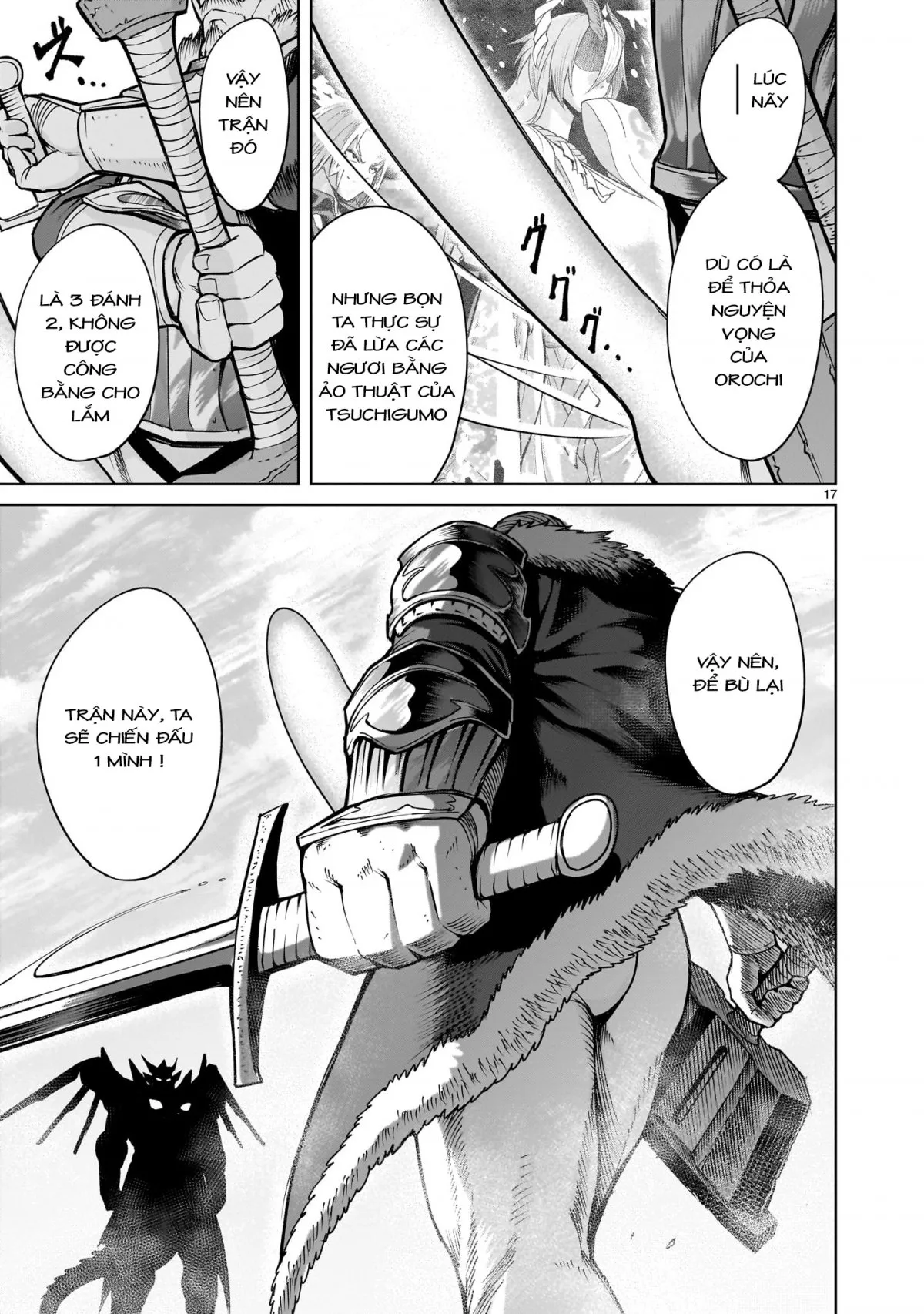 HentaiVN.net - Ảnh 17 - Đấu trường Hoa hồng [Rosengarten Saga; Rozengaten Saga; Rosen Garten Saga] - Chap 62: 「Làm nóng ～Mobiler Anzug～」