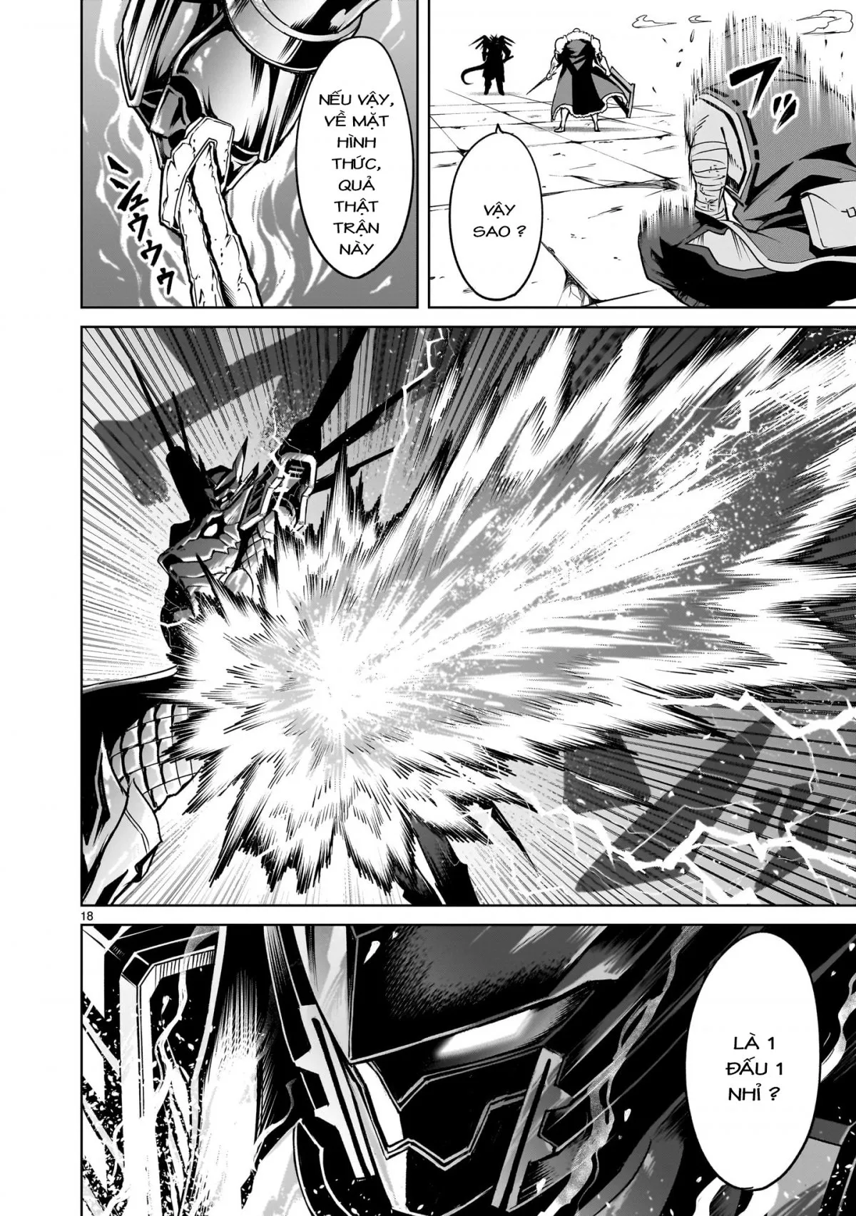 HentaiVN.net - Ảnh 18 - Đấu trường Hoa hồng [Rosengarten Saga; Rozengaten Saga; Rosen Garten Saga] - Chap 62: 「Làm nóng ～Mobiler Anzug～」