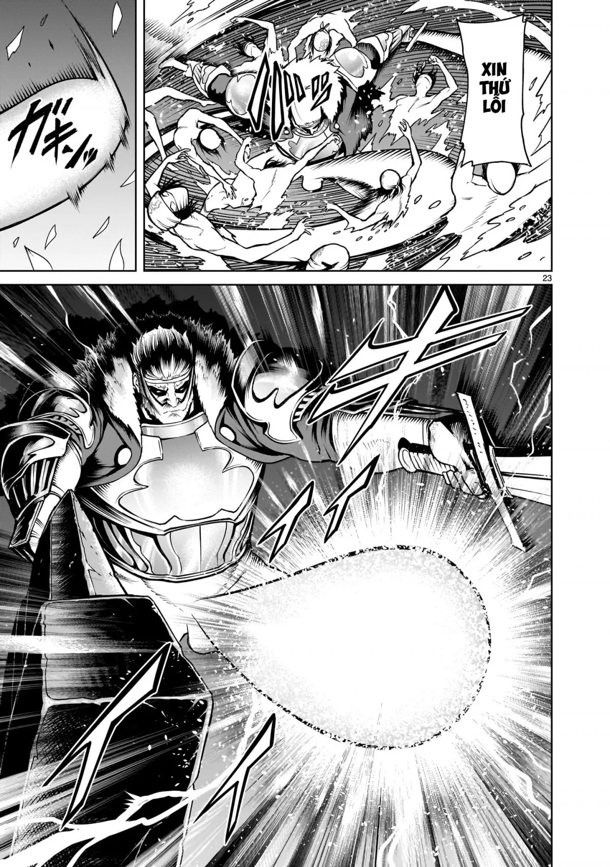 HentaiVN.net - Ảnh 21 - Đấu trường Hoa hồng [Rosengarten Saga; Rozengaten Saga; Rosen Garten Saga] - Chap 63「Đen thuần khiết ～Machtschikanierung～」