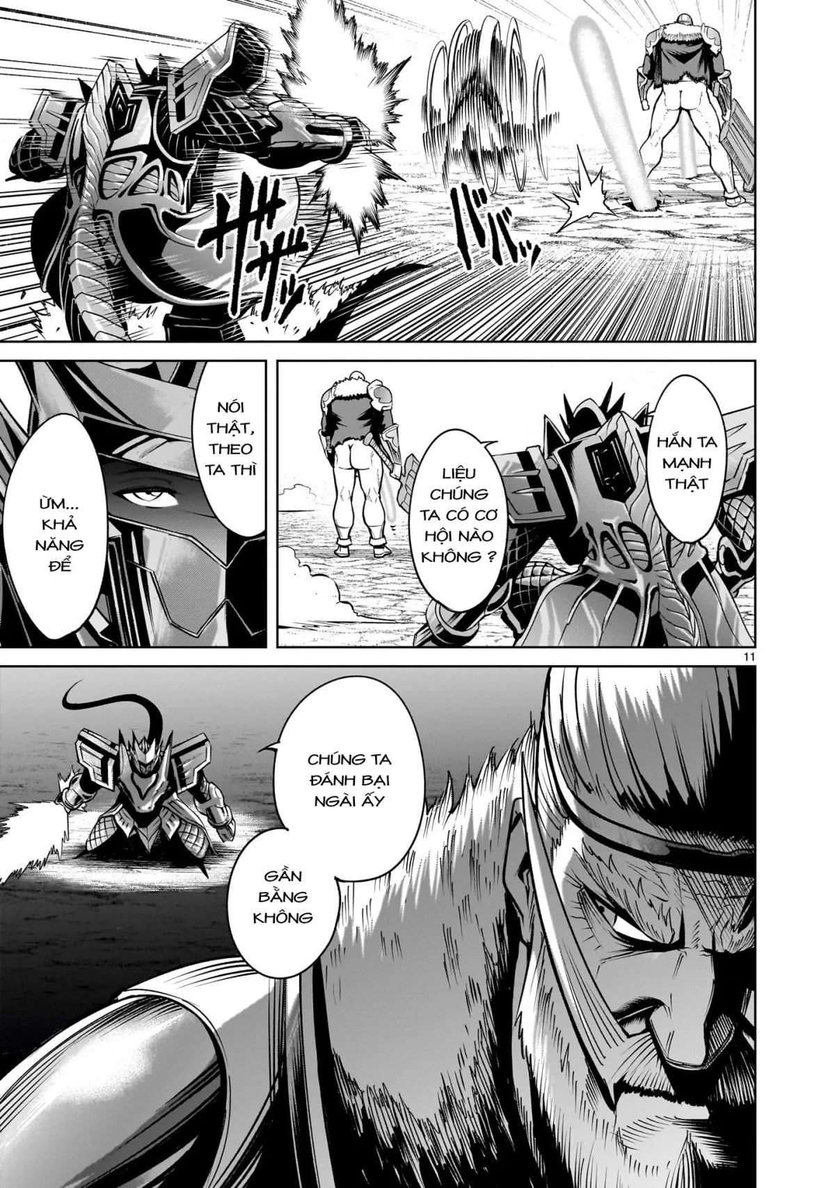HentaiVN.net - Ảnh 9 - Đấu trường Hoa hồng [Rosengarten Saga; Rozengaten Saga; Rosen Garten Saga] - Chap 63「Đen thuần khiết ～Machtschikanierung～」