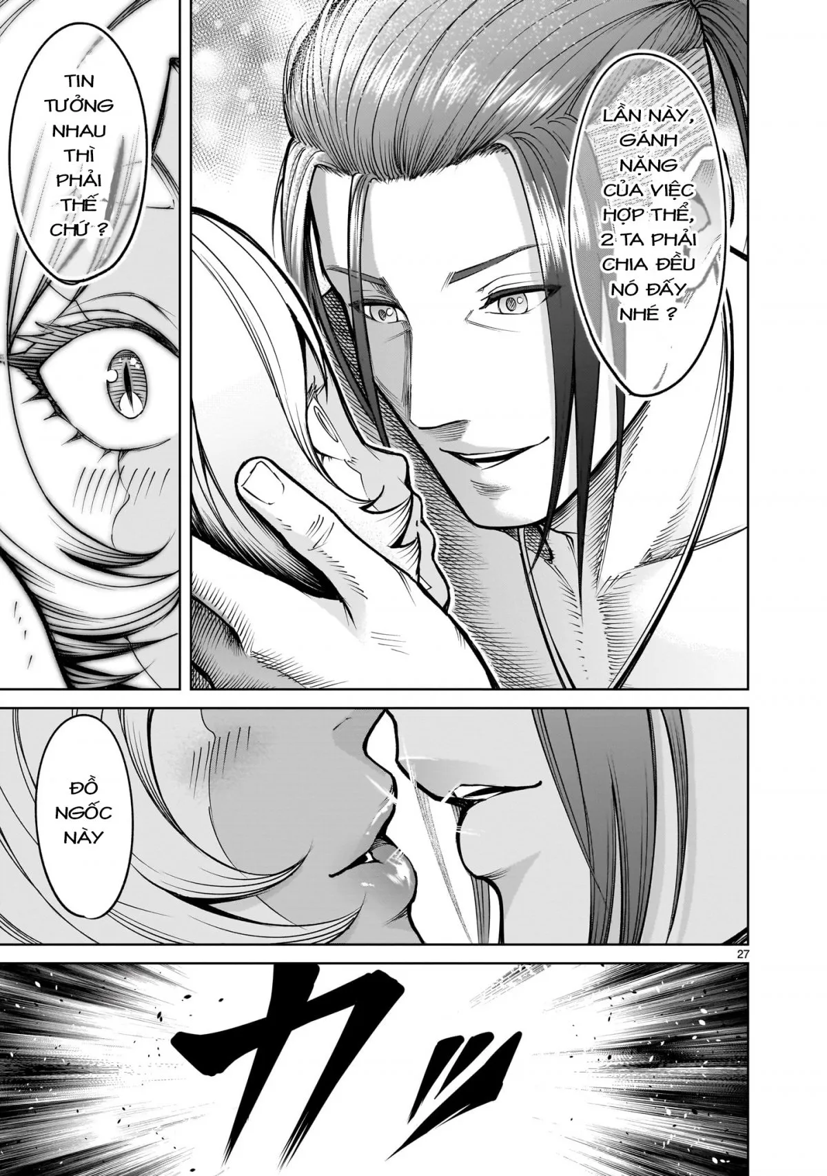 HentaiVN.net - Ảnh 25 - Đấu trường Hoa hồng [Rosengarten Saga; Rozengaten Saga; Rosen Garten Saga] - Chap 64: 「Long vương ～Vertrauen～」