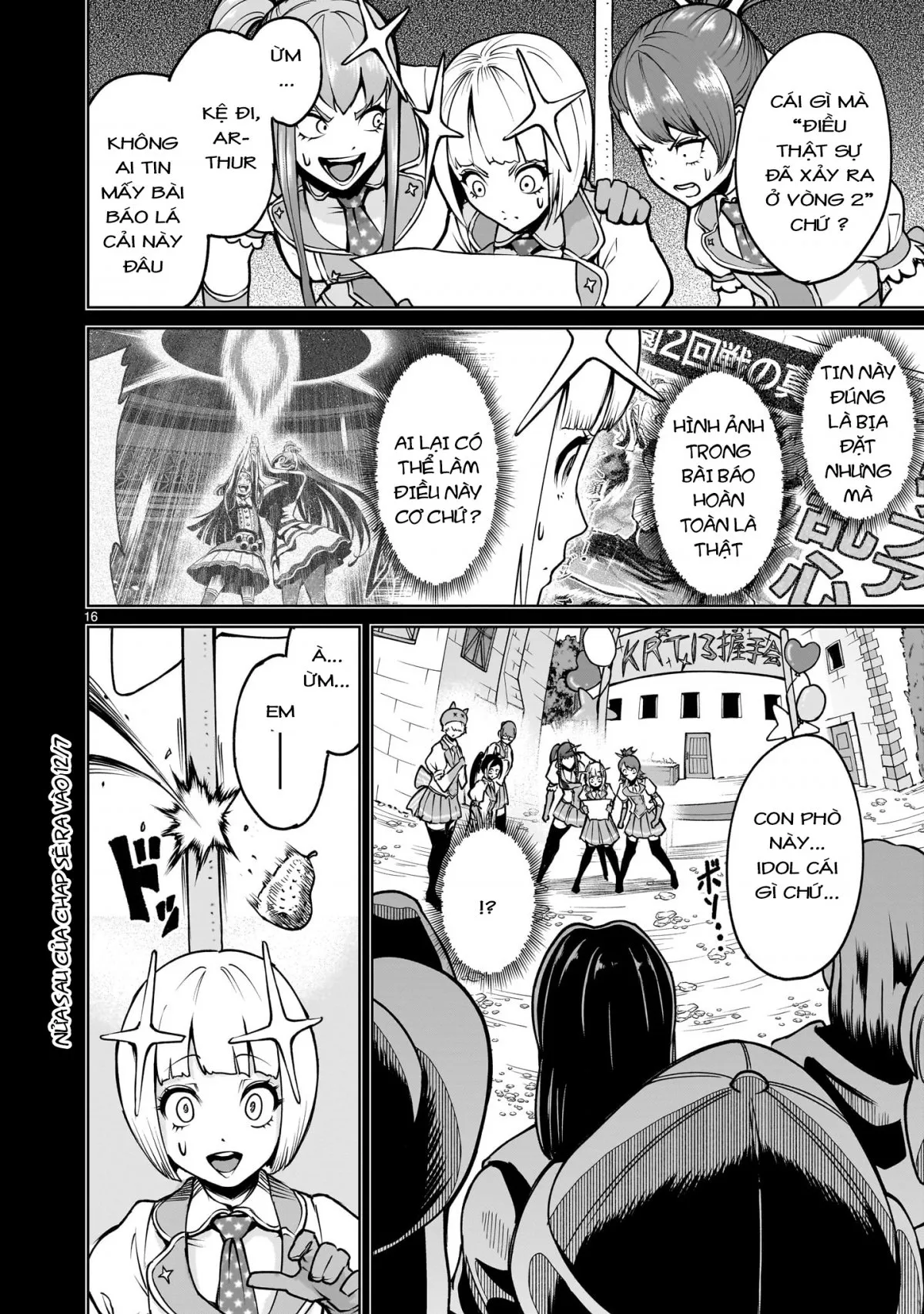 HentaiVN.net - Ảnh 14 - Đấu trường Hoa hồng [Rosengarten Saga; Rozengaten Saga; Rosen Garten Saga] - Chap 69: 「bắt tay ～Desinformation～」