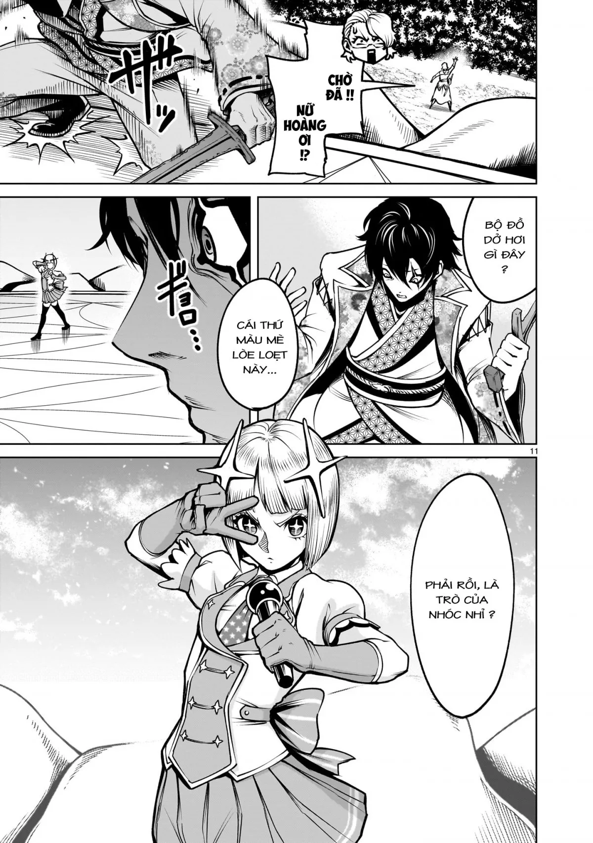 HentaiVN.net - Ảnh 23 - Đấu trường Hoa hồng [Rosengarten Saga; Rozengaten Saga; Rosen Garten Saga] - Chap 69: 「bắt tay ～Desinformation～」