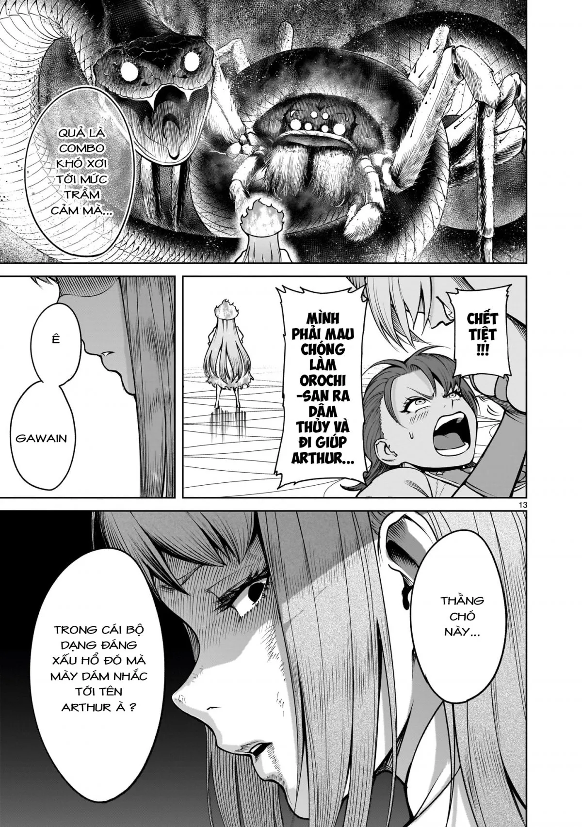 HentaiVN.net - Ảnh 11 - Đấu trường Hoa hồng [Rosengarten Saga; Rozengaten Saga; Rosen Garten Saga] - Chap 70: 「ô uế 〜Freikörperkultur〜」nửa đầu