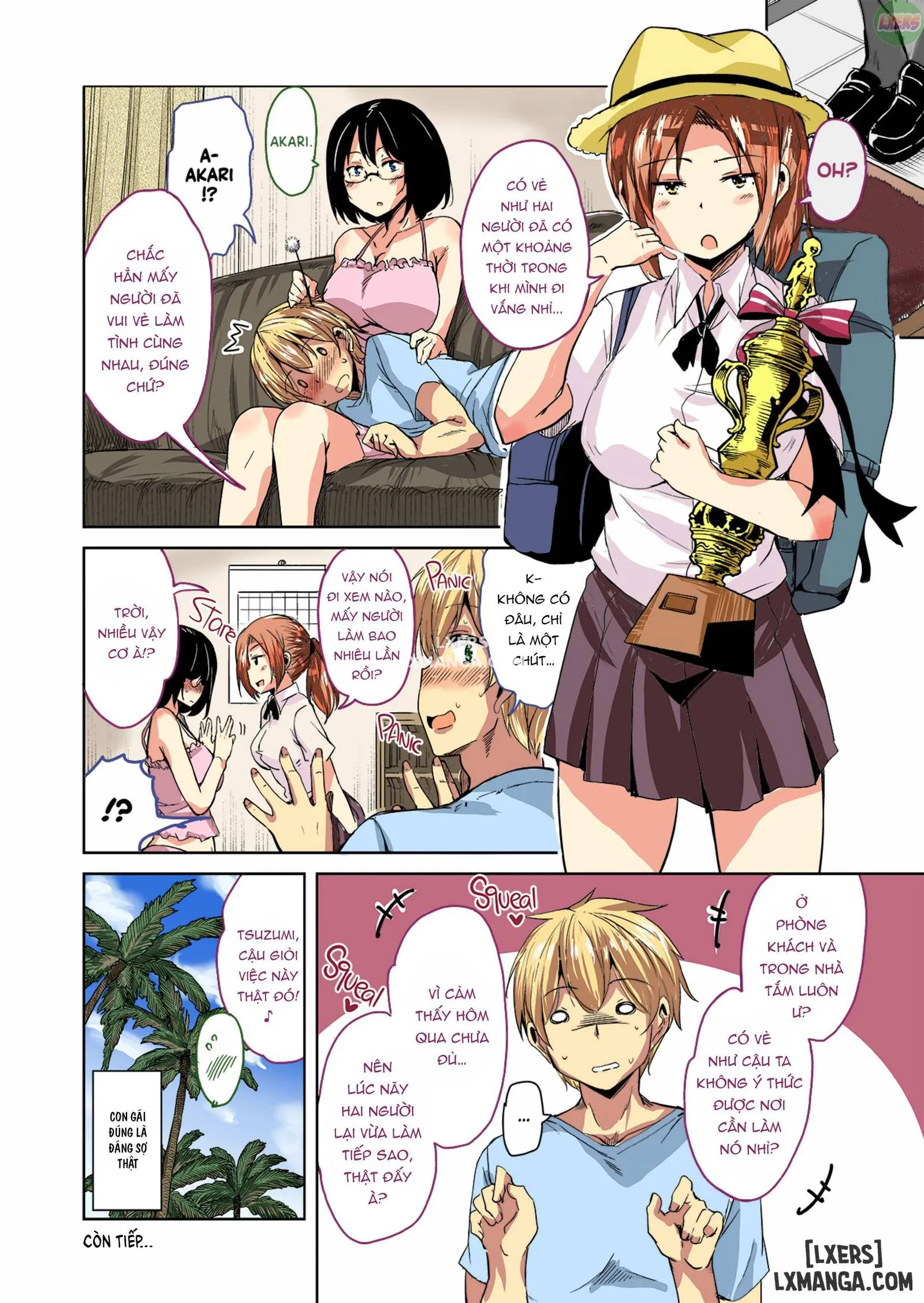 HentaiVN.net - Ảnh 27 - Tropical Island Maniacs: My Host Family is so Lewd! - Chapter 2