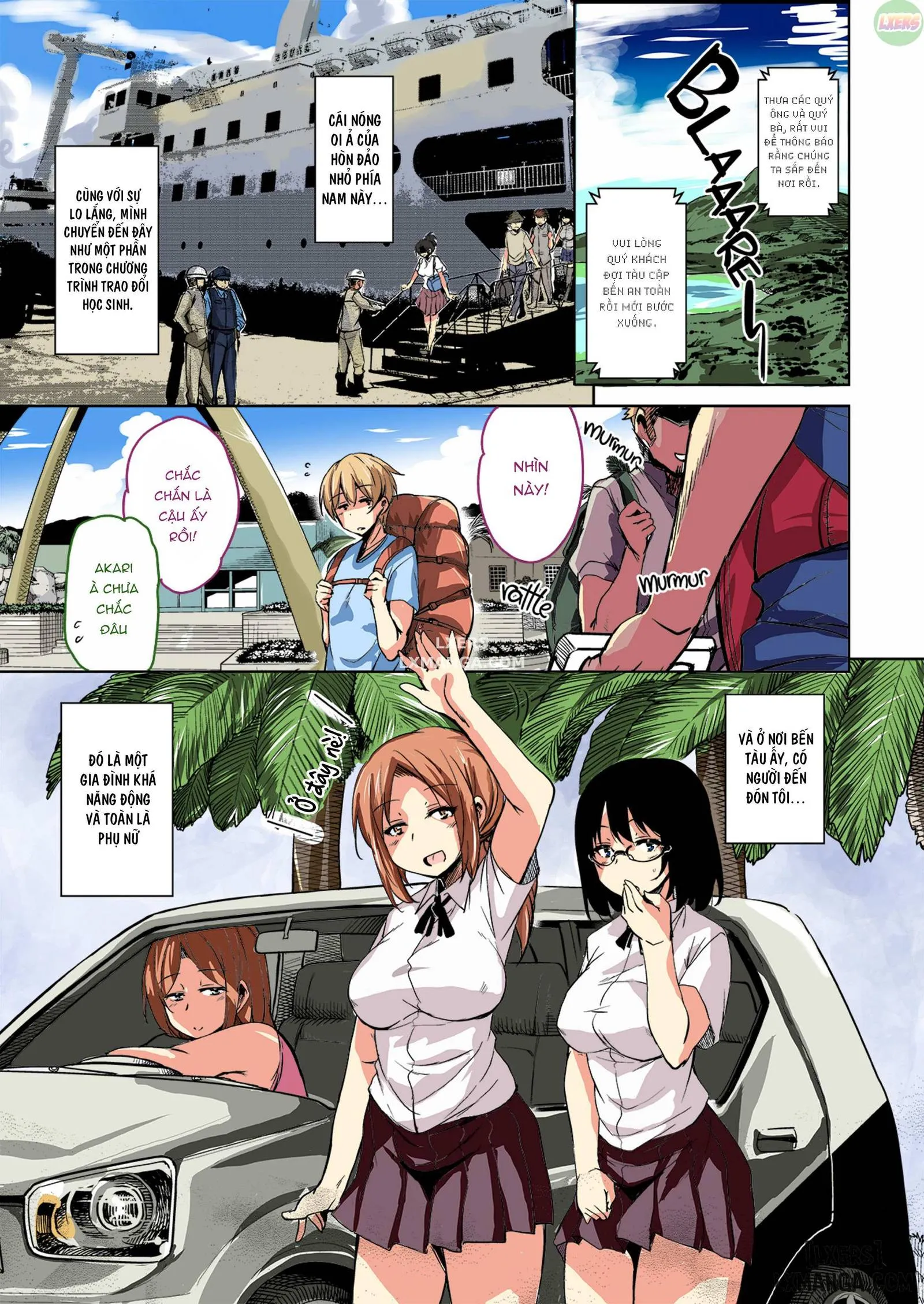 HentaiVN.net - Ảnh 4 - Tropical Island Maniacs: My Host Family is so Lewd! - Chapter 2