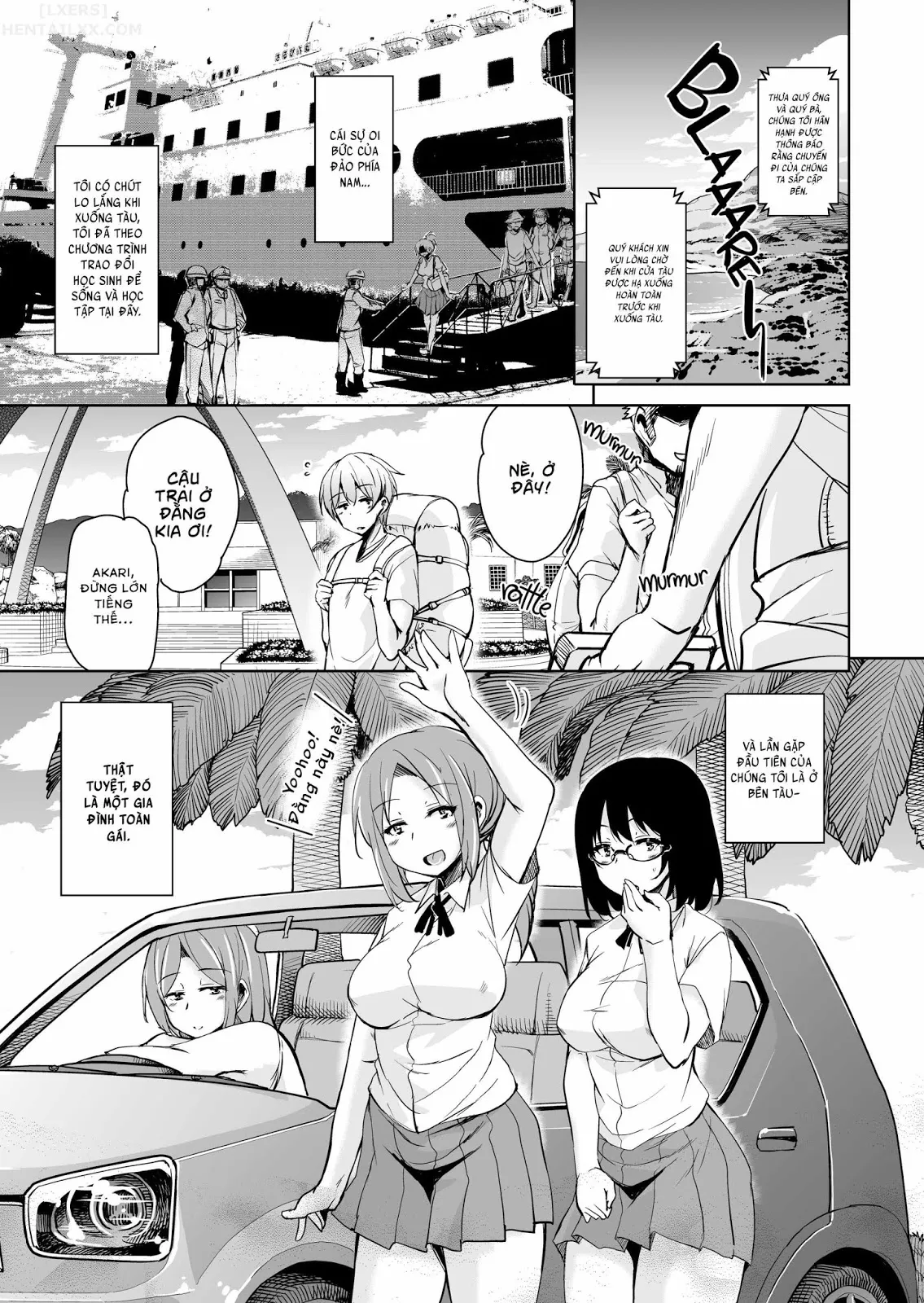 HentaiVN.net - Ảnh 10 - Tropical Island Maniacs: My Host Family is so Lewd! - Chap 2