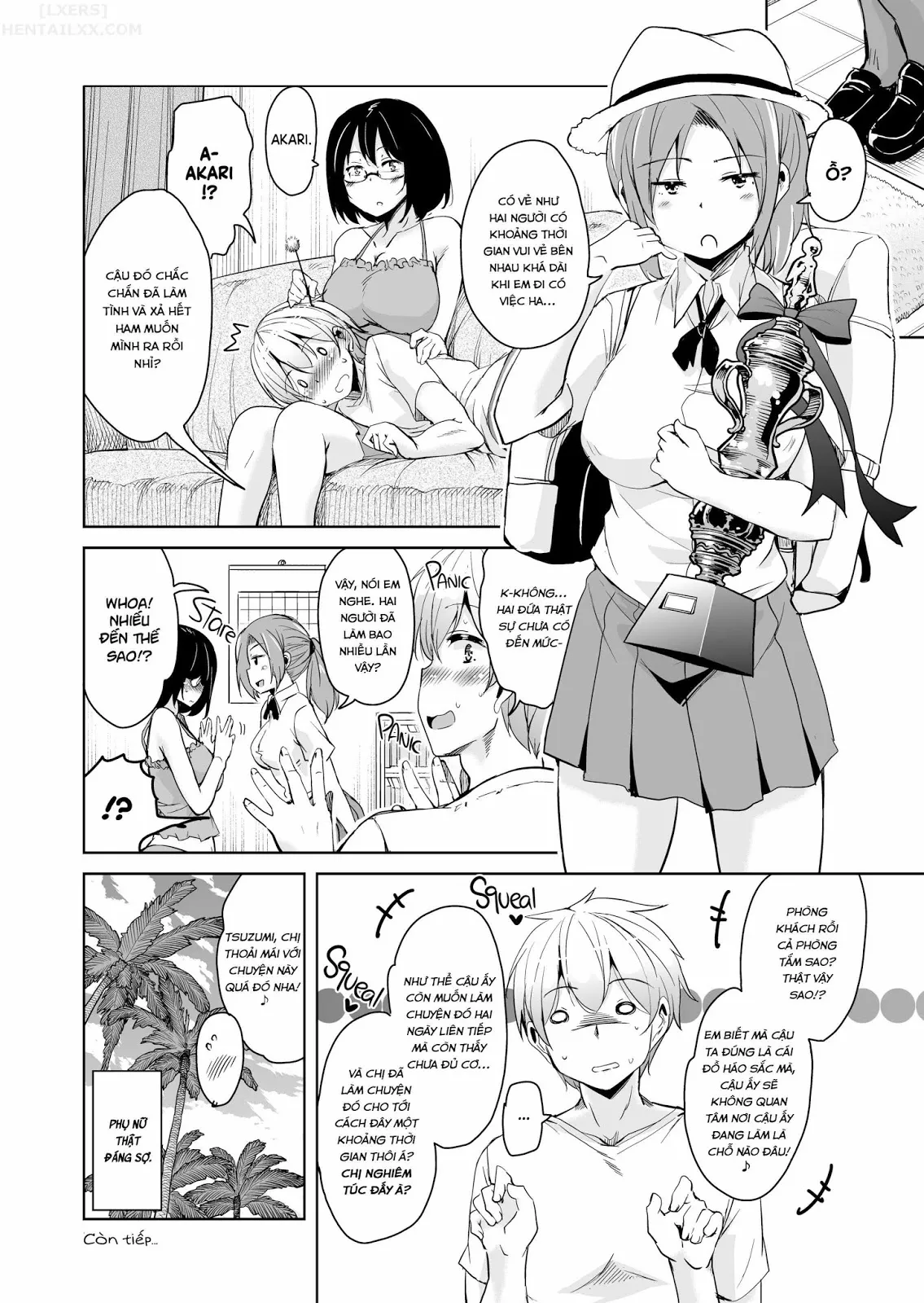 HentaiVN.net - Ảnh 33 - Tropical Island Maniacs: My Host Family is so Lewd! - Chap 2