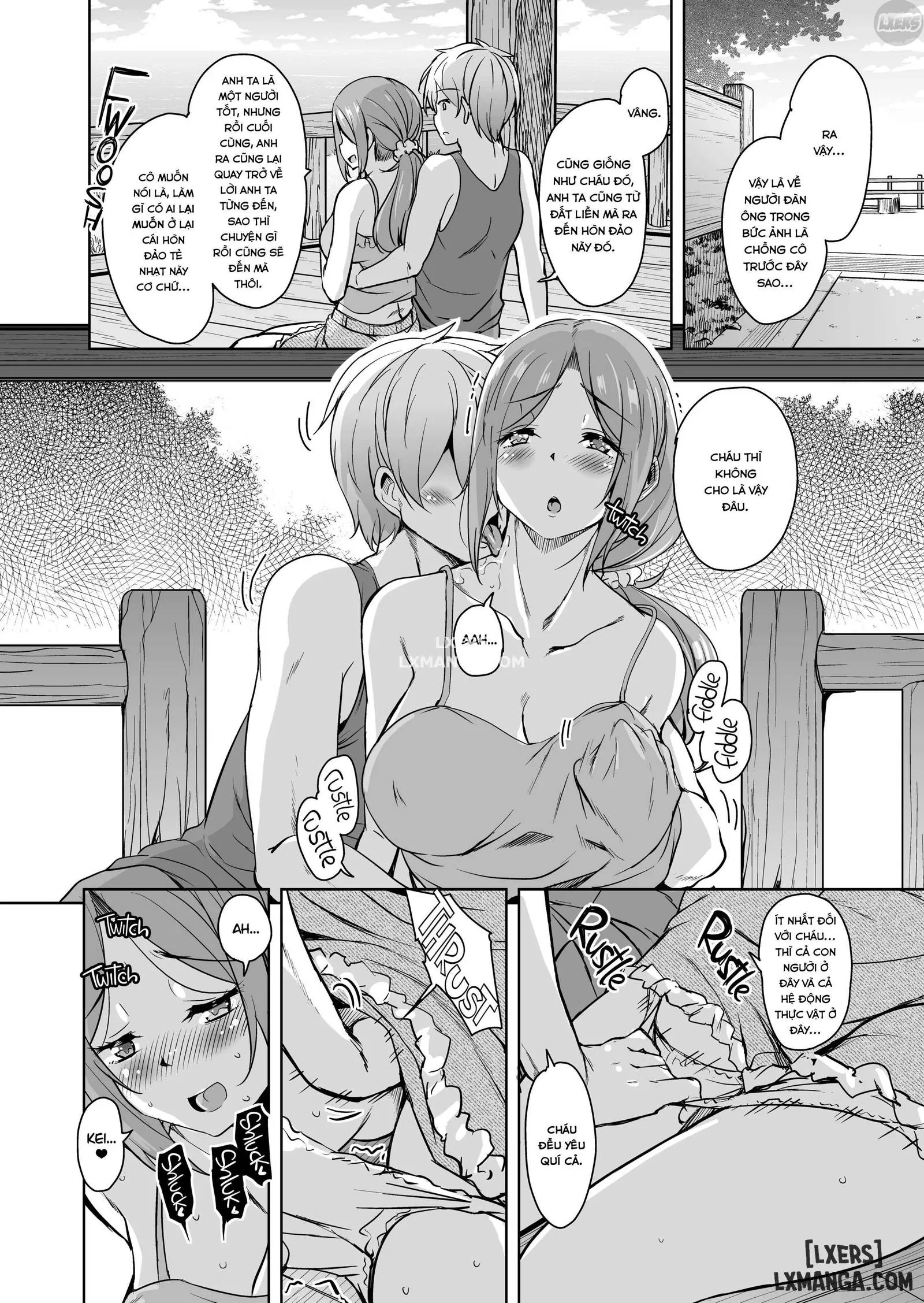 HentaiVN.net - Ảnh 23 - Tropical Island Maniacs: My Host Family is so Lewd! - Chapter 4