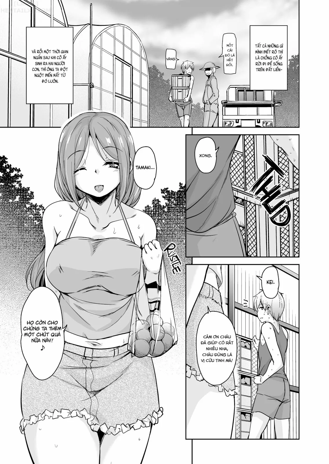 HentaiVN.net - Ảnh 28 - Tropical Island Maniacs: My Host Family is so Lewd! - Chap 4