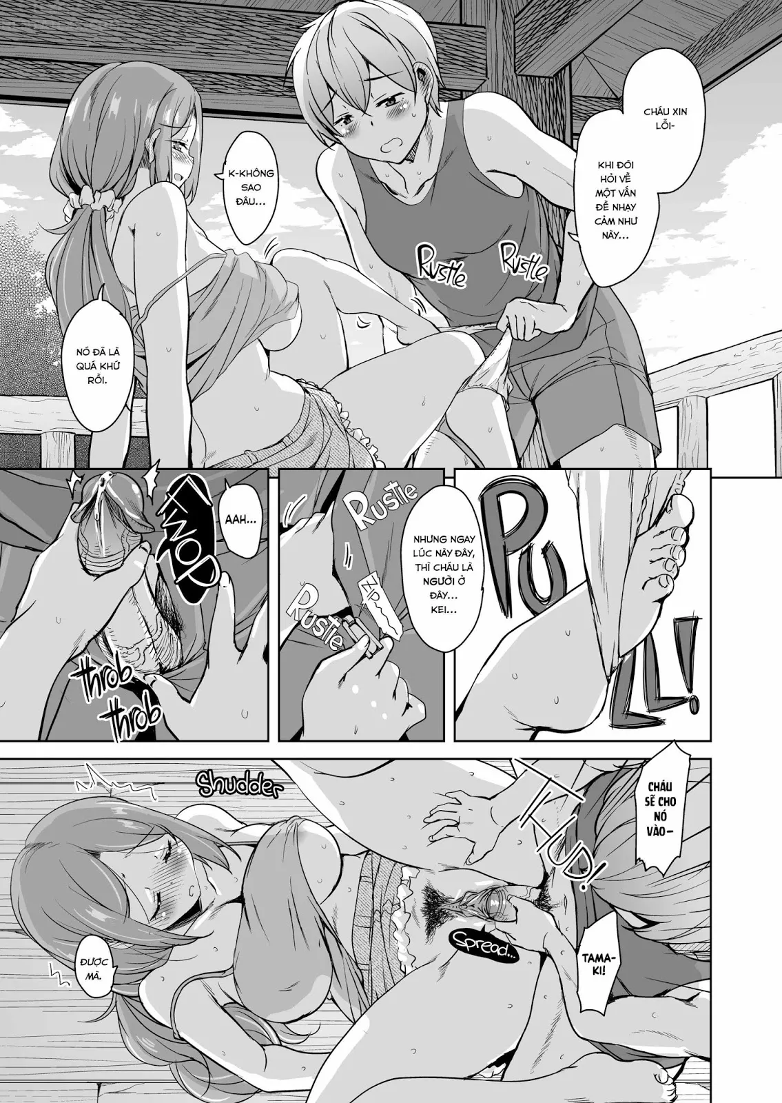 HentaiVN.net - Ảnh 30 - Tropical Island Maniacs: My Host Family is so Lewd! - Chap 4