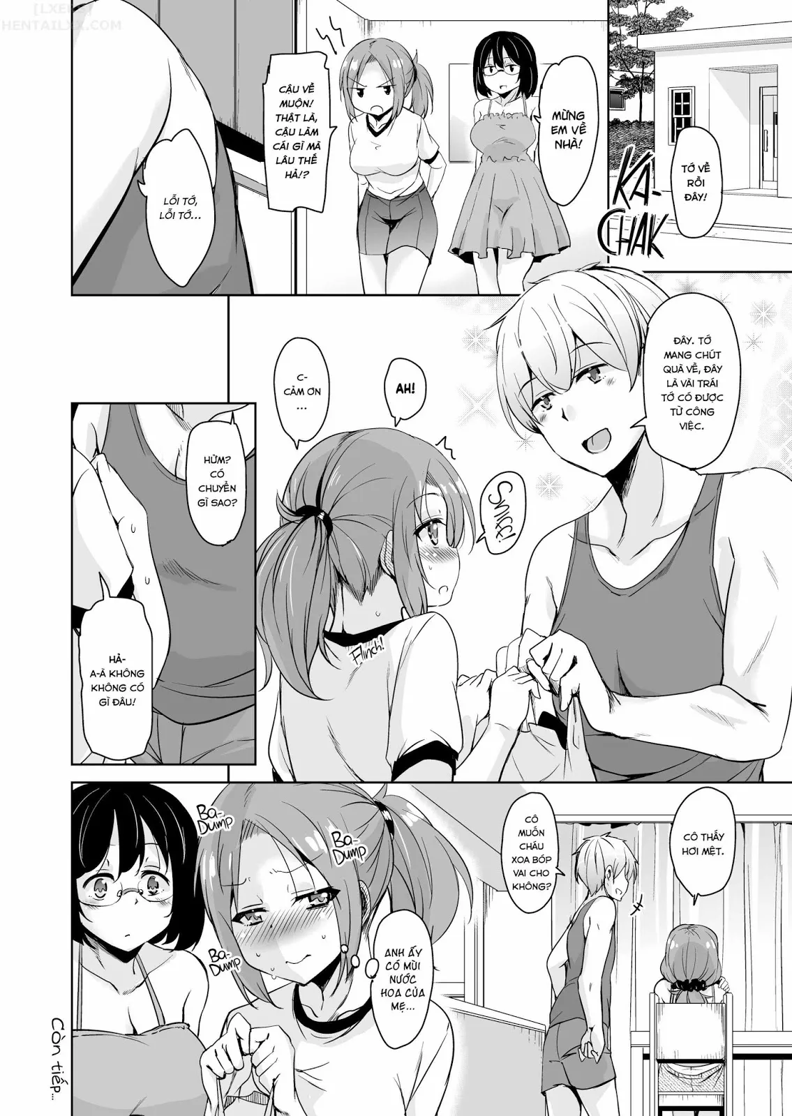 HentaiVN.net - Ảnh 37 - Tropical Island Maniacs: My Host Family is so Lewd! - Chap 4