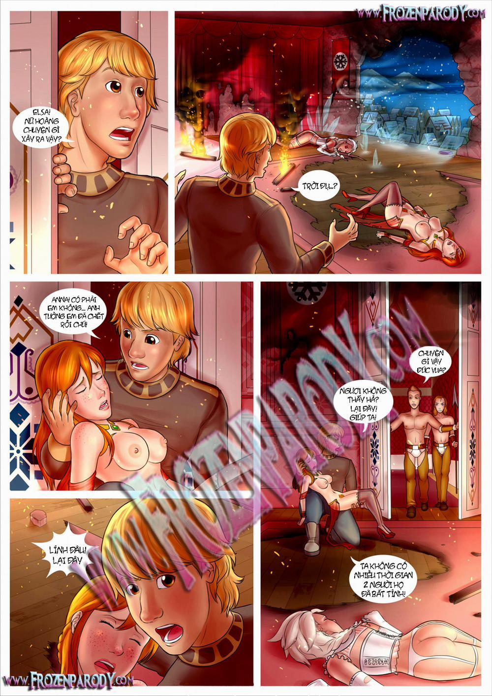 HentaiVN.net - Ảnh 6 - Frozen Parody (Frozen) [Frozen Parody Collection] - Chap 4