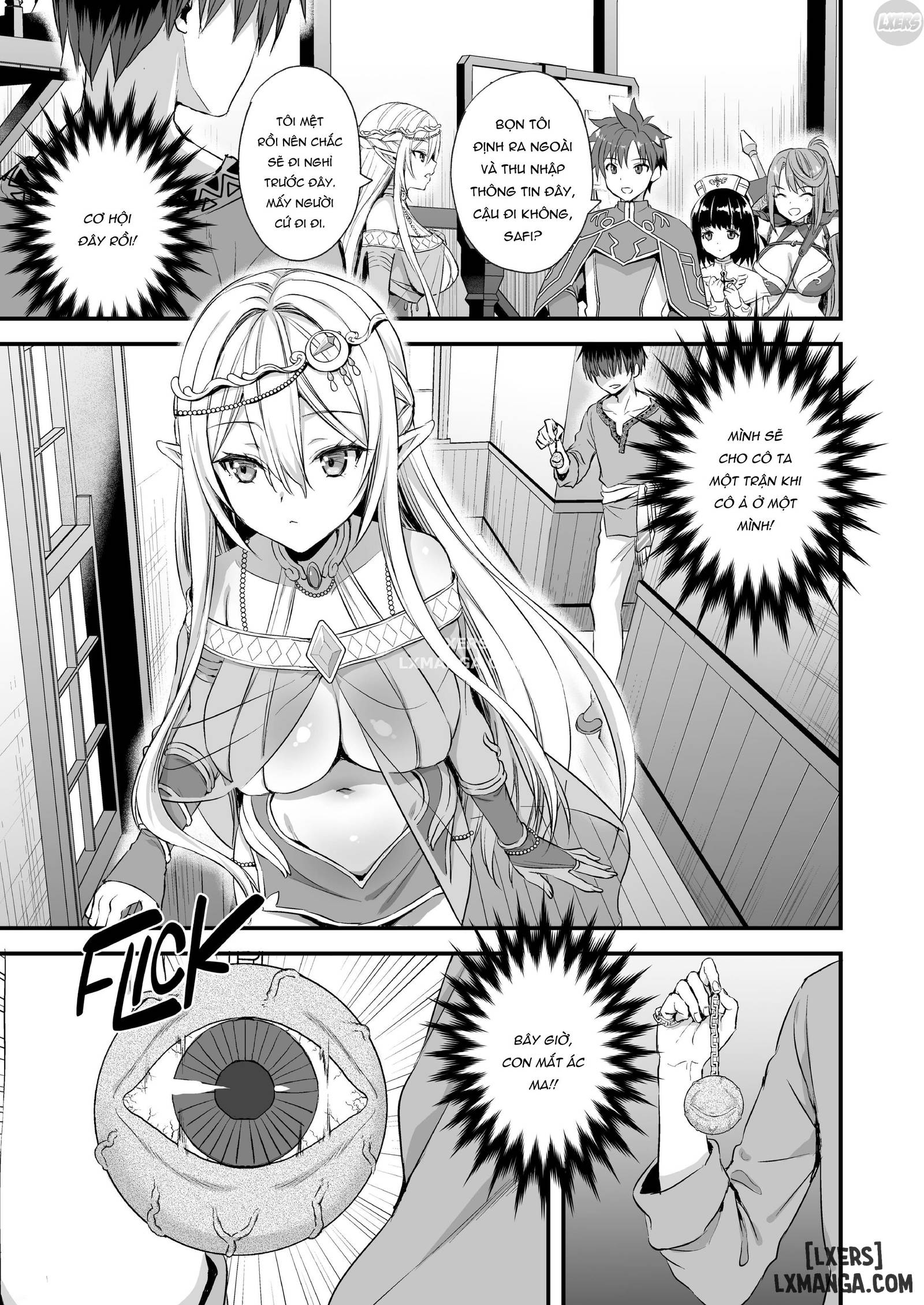 HentaiVN.net - Ảnh 9 - Horny Isekai Elf's Evil Eye - Chapter 1