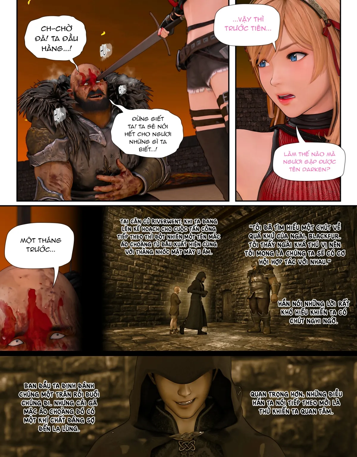 HentaiVN.net - Ảnh 40 - The Lily Praying For Light - Chap 6