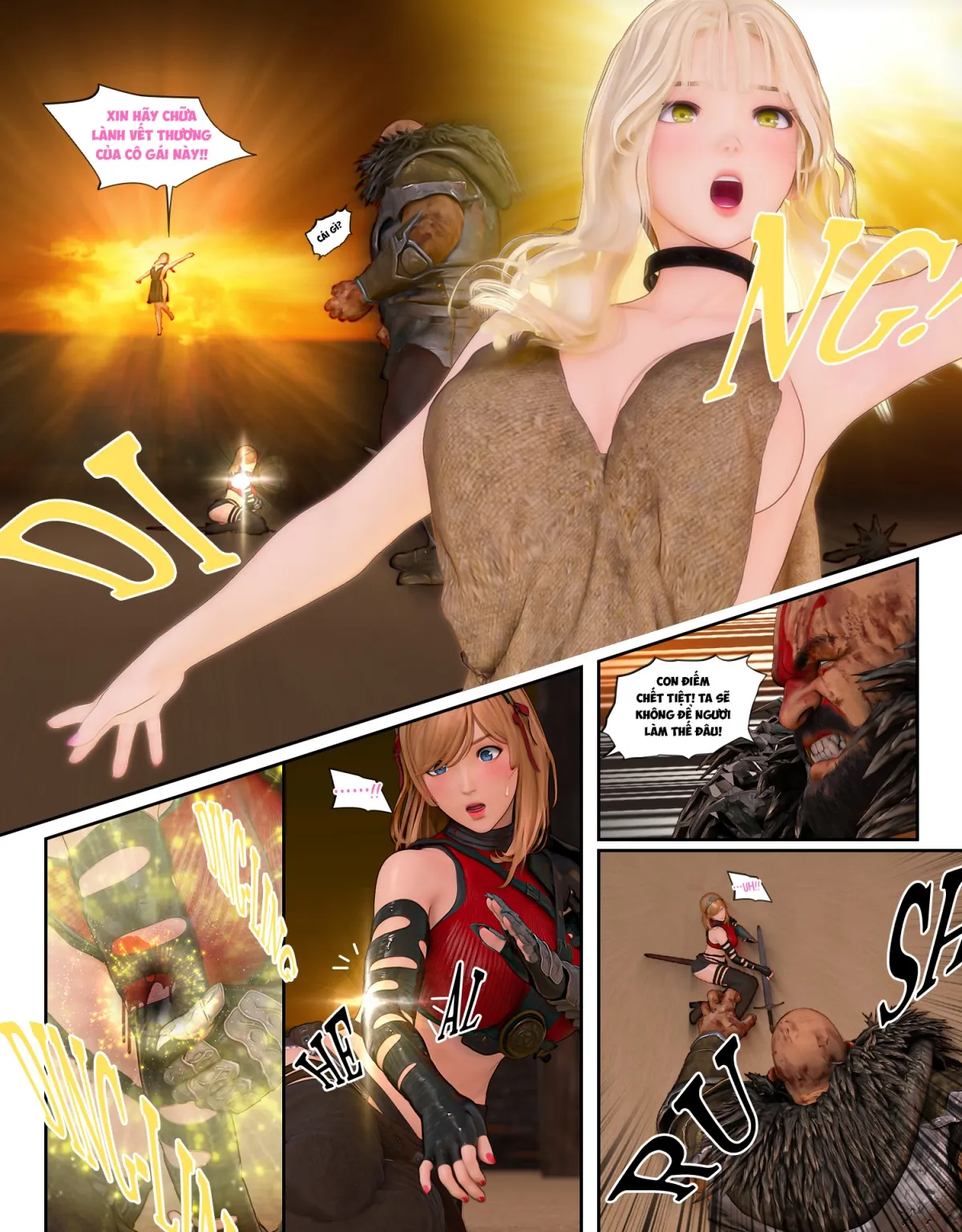 HentaiVN.net - Ảnh 45 - The Lily Praying For Light - Chap 6