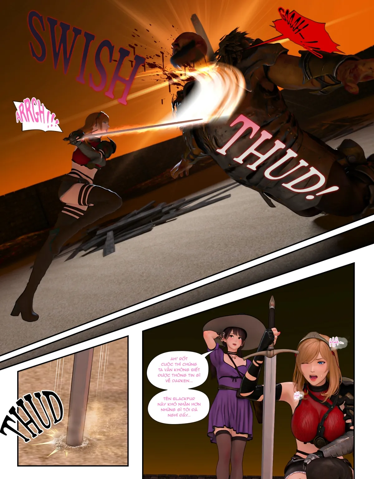 HentaiVN.net - Ảnh 47 - The Lily Praying For Light - Chap 6
