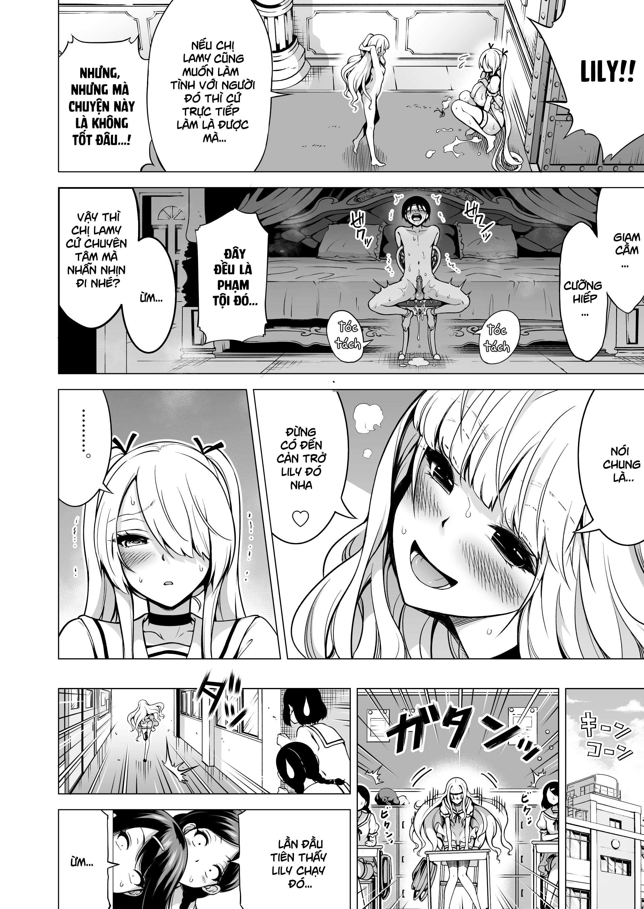 HentaiVN.net - Ảnh 16 - Bị ba chị em vắt cực khô - Chapter 3