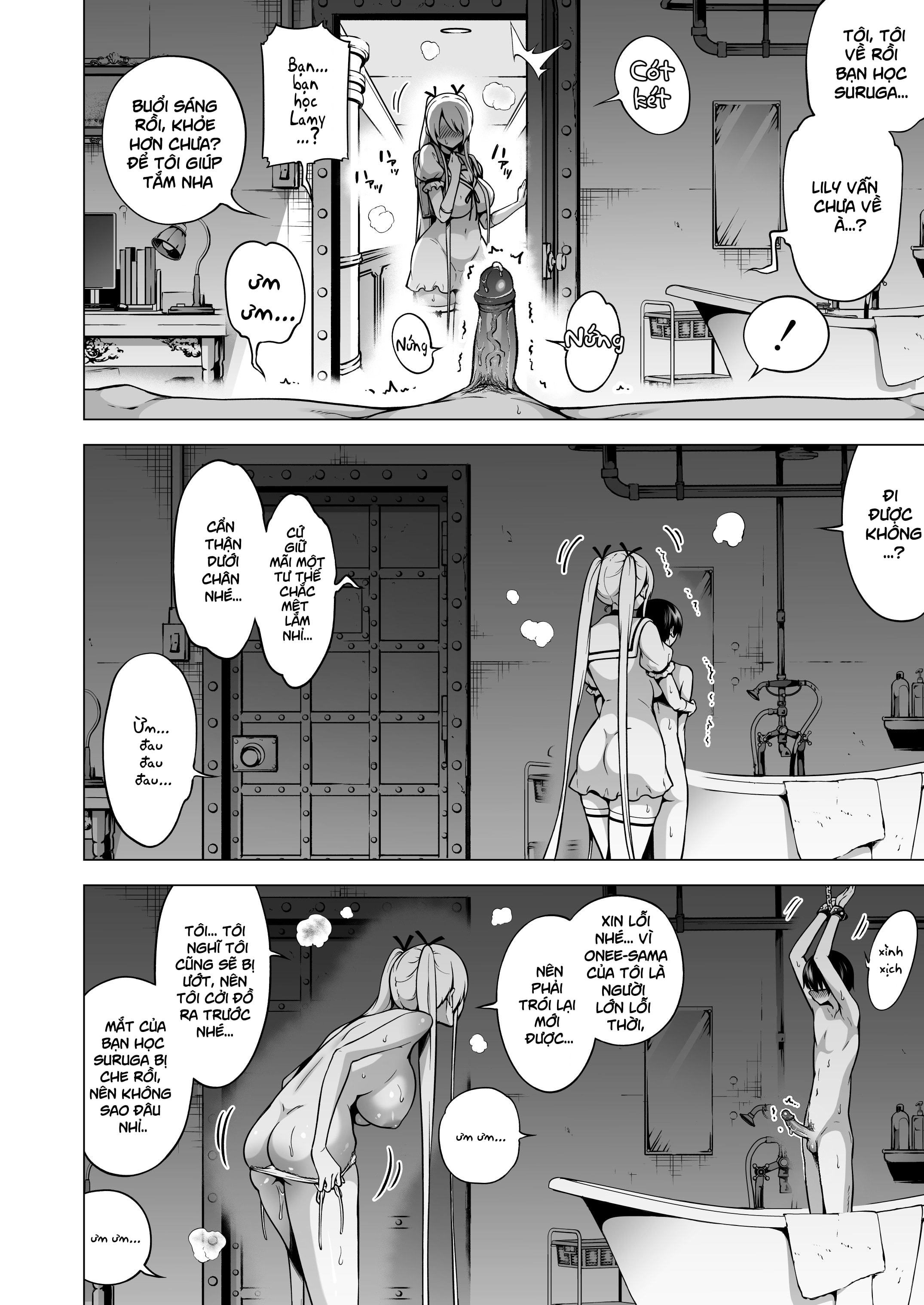 HentaiVN.net - Ảnh 42 - Bị ba chị em vắt cực khô - Chapter 3