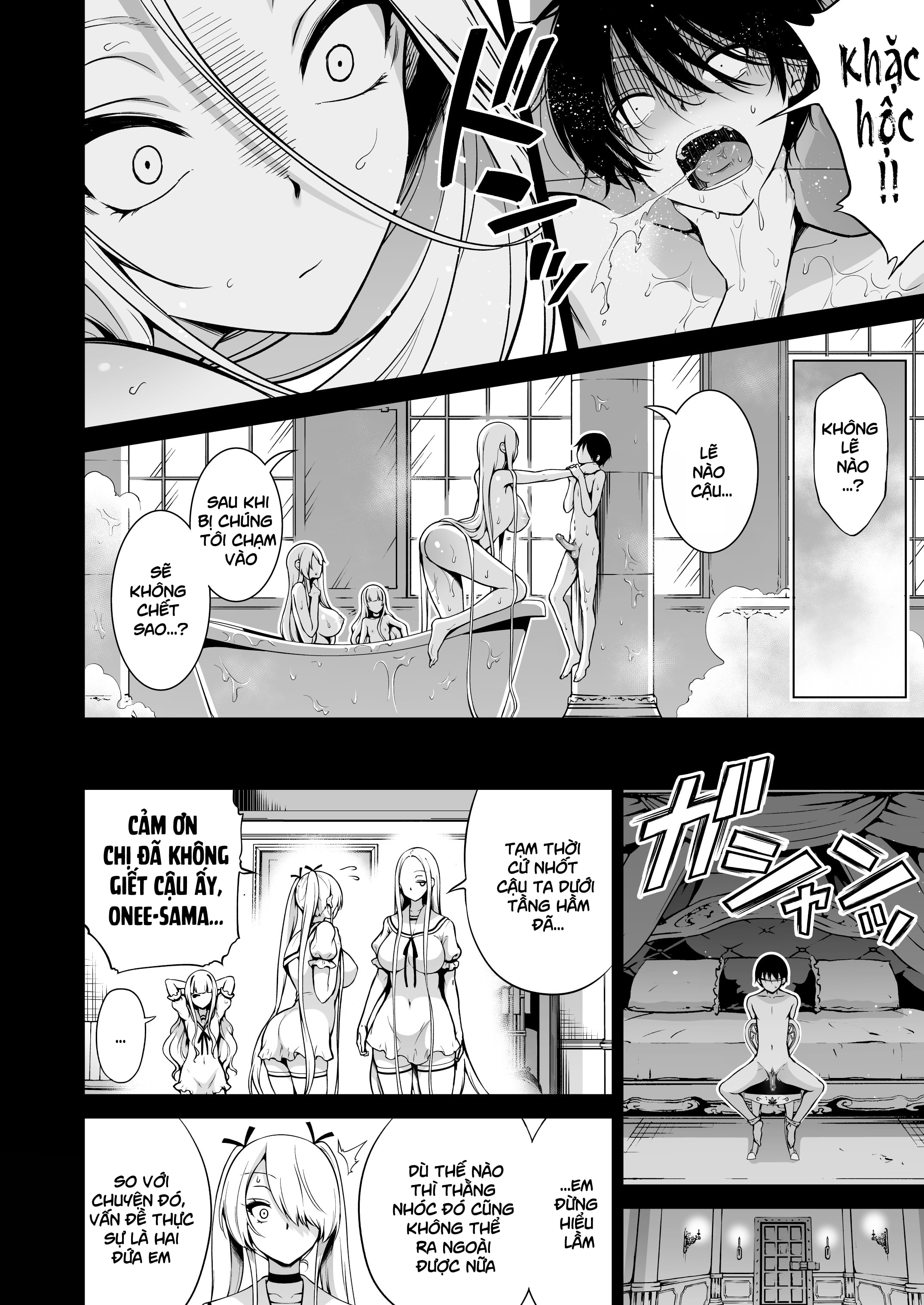 HentaiVN.net - Ảnh 8 - Bị ba chị em vắt cực khô - Chapter 3