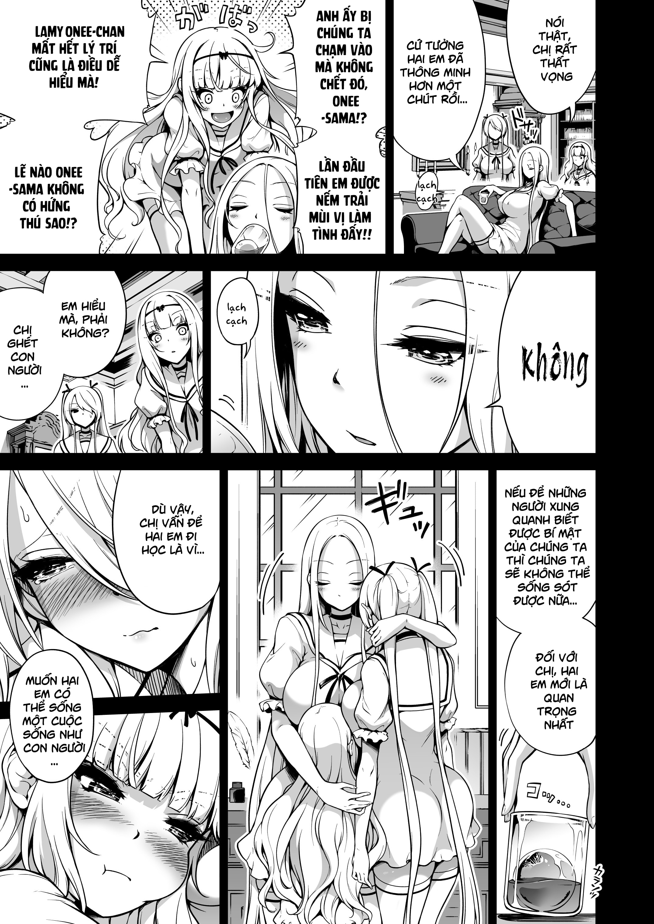 HentaiVN.net - Ảnh 9 - Bị ba chị em vắt cực khô - Chapter 3