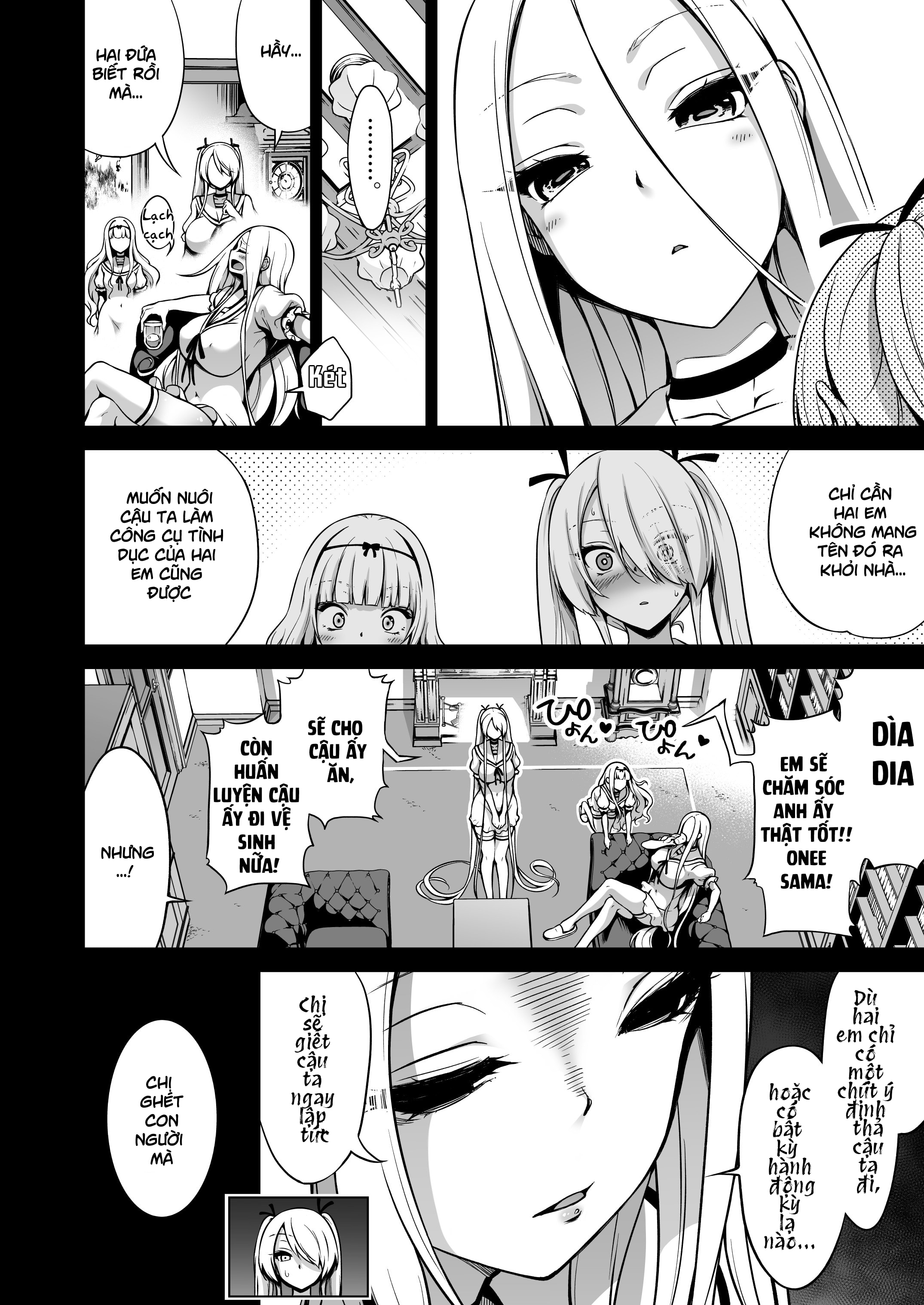 HentaiVN.net - Ảnh 10 - Bị ba chị em vắt cực khô - Chapter 3