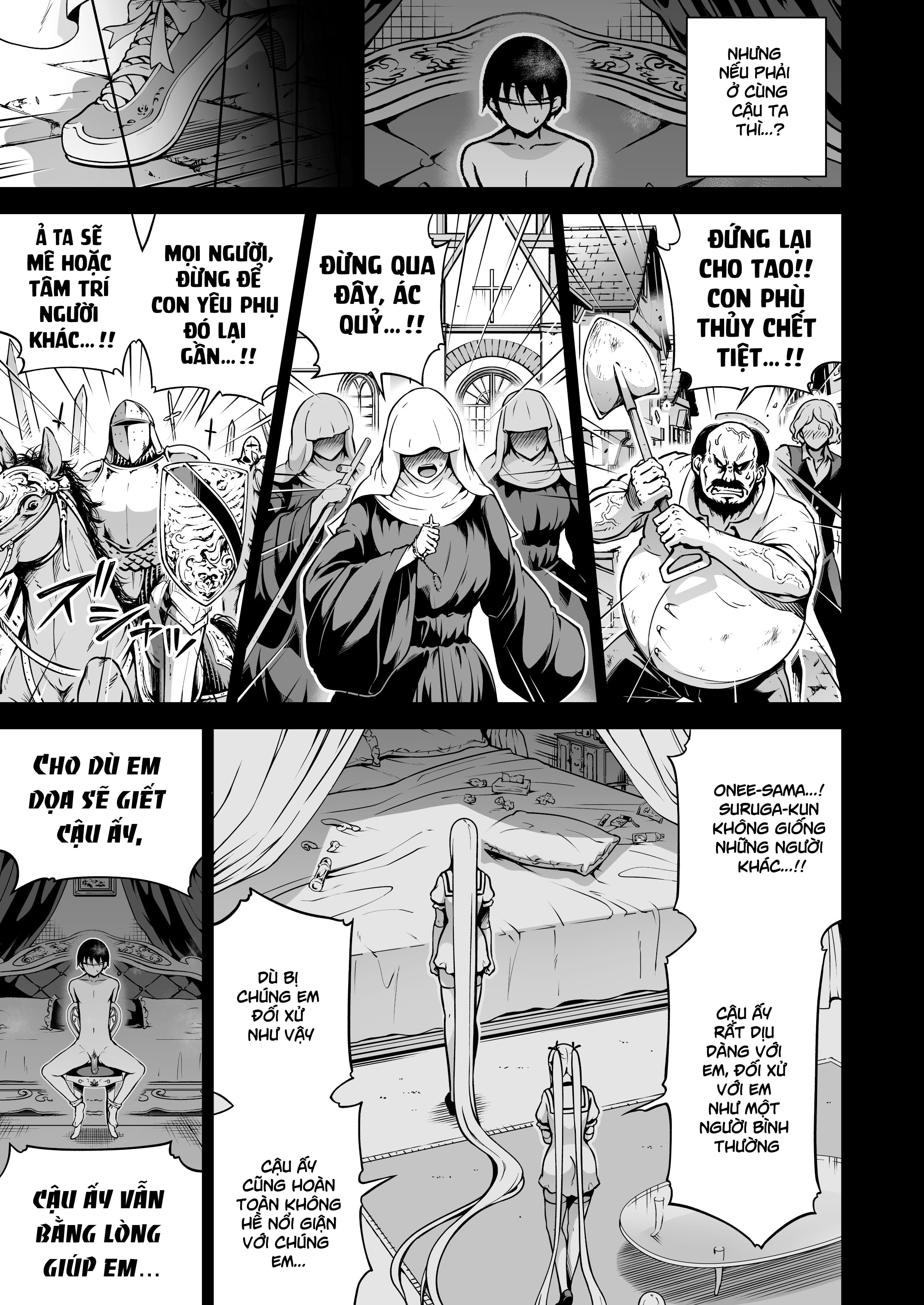 HentaiVN.net - Ảnh 97 - Bị ba chị em vắt cực khô - Chapter 3