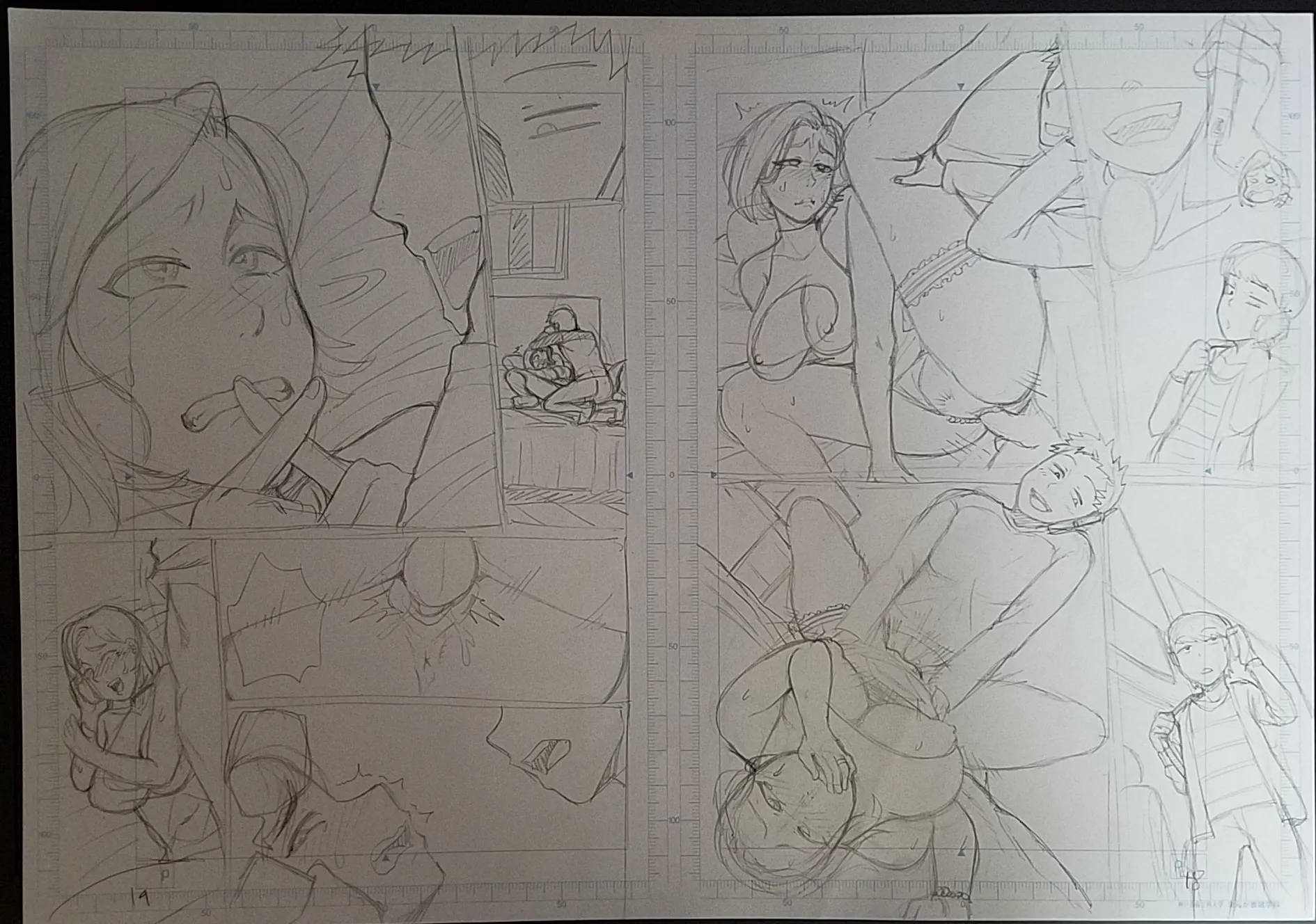 HentaiVN.net - Ảnh 10 - Naomi-san is my Sex-Friend - Chap 1 (rough sketch ver)