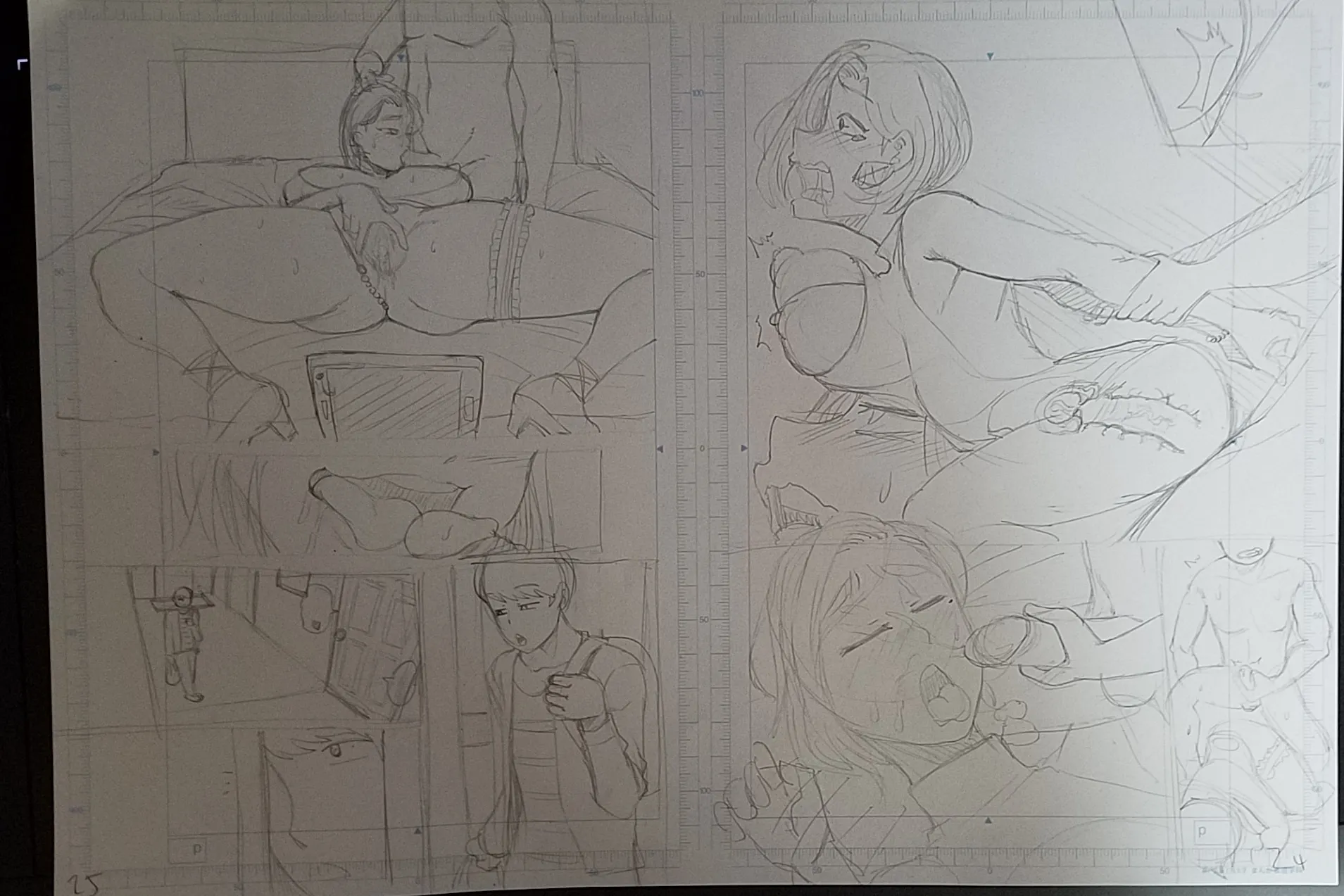 HentaiVN.net - Ảnh 13 - Naomi-san is my Sex-Friend - Chap 1 (rough sketch ver)