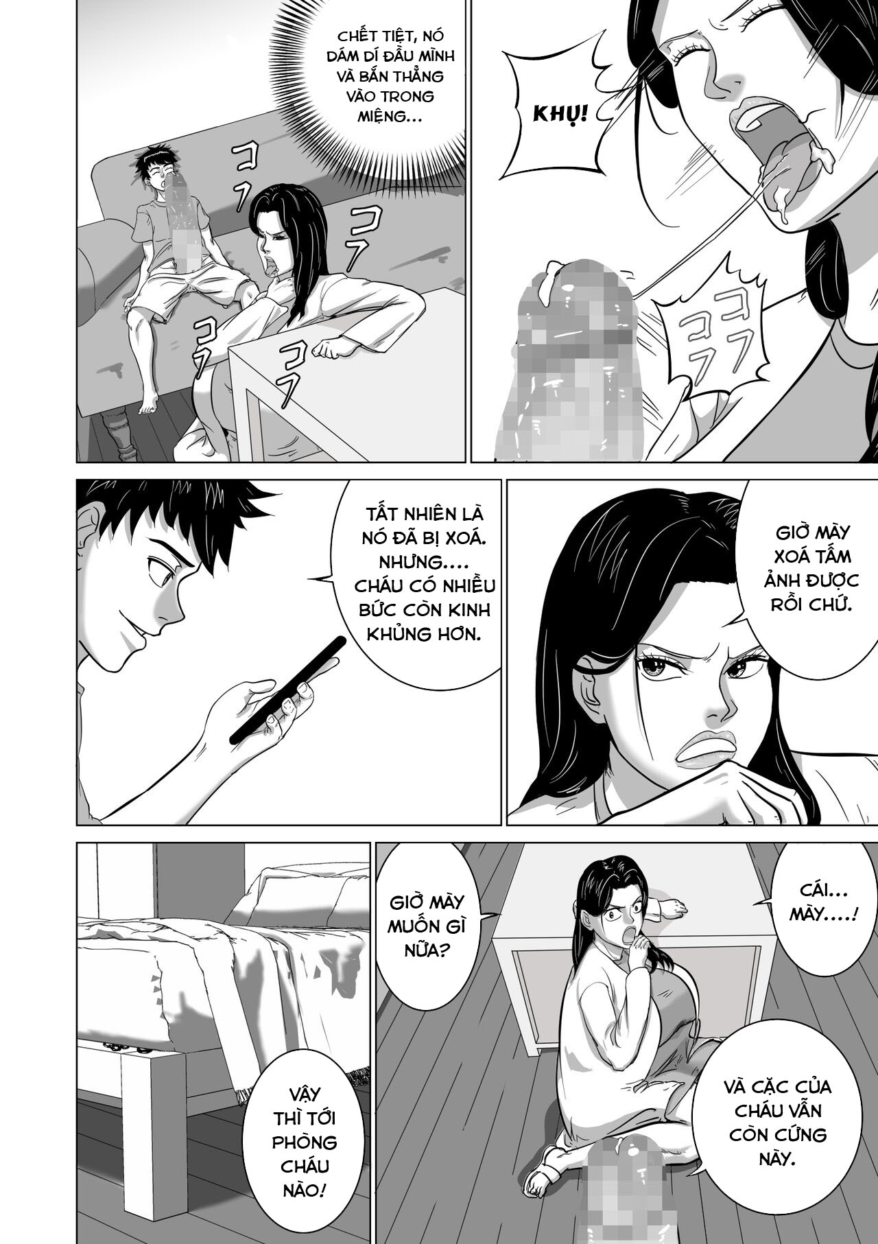 HentaiVN.net - Ảnh 10 - Cô tôi là bình chưa tôn của tôi - Oneshot